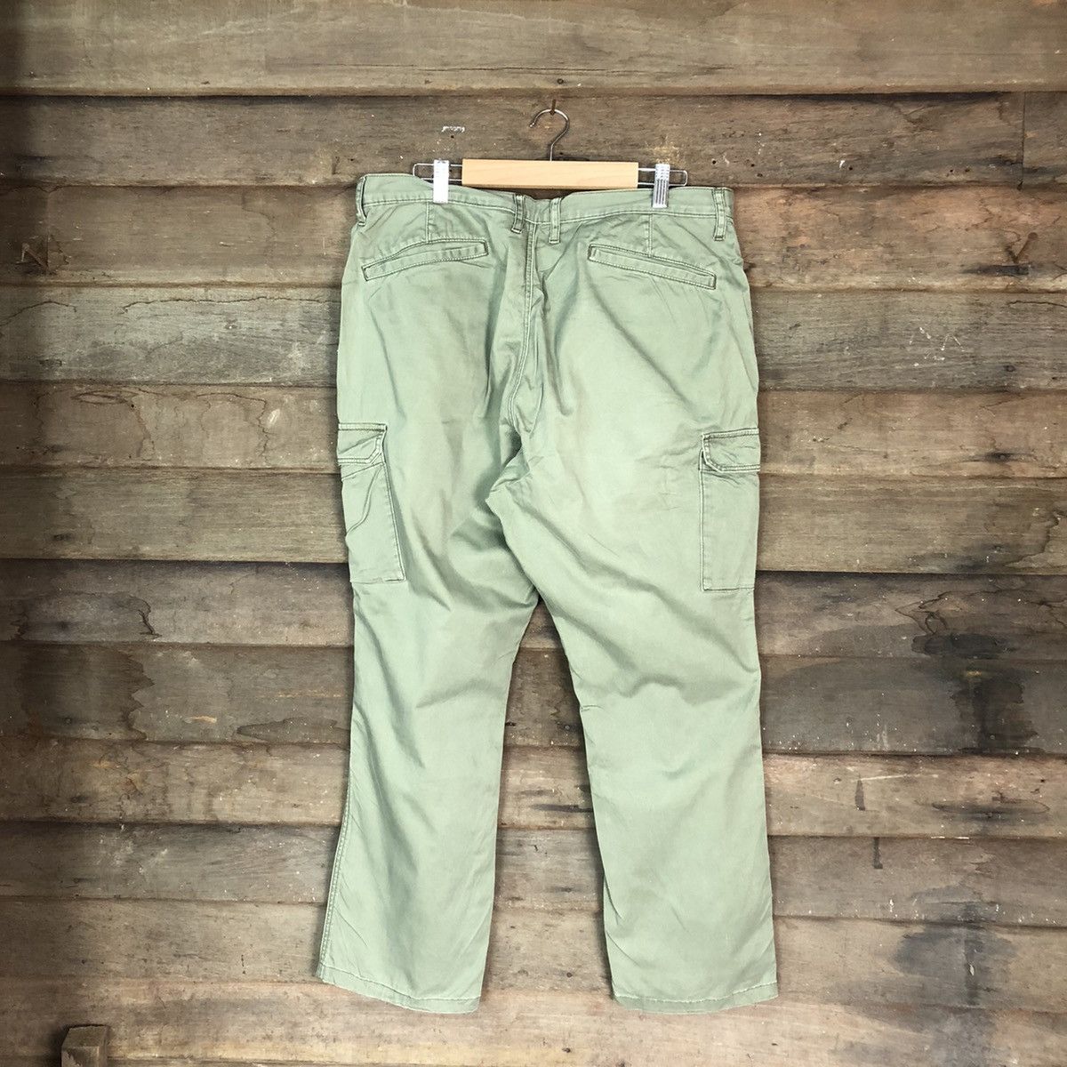 Faded Glory DLL Japan faded Green Cargo Multipocket Pants #1573 Size US 34 / EU 50 - 9 Thumbnail