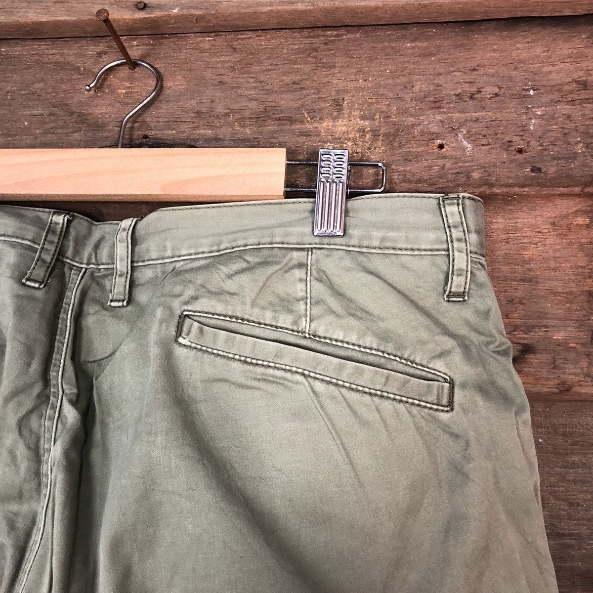 Faded Glory DLL Japan faded Green Cargo Multipocket Pants #1573 Size US 34 / EU 50 - 13 Thumbnail