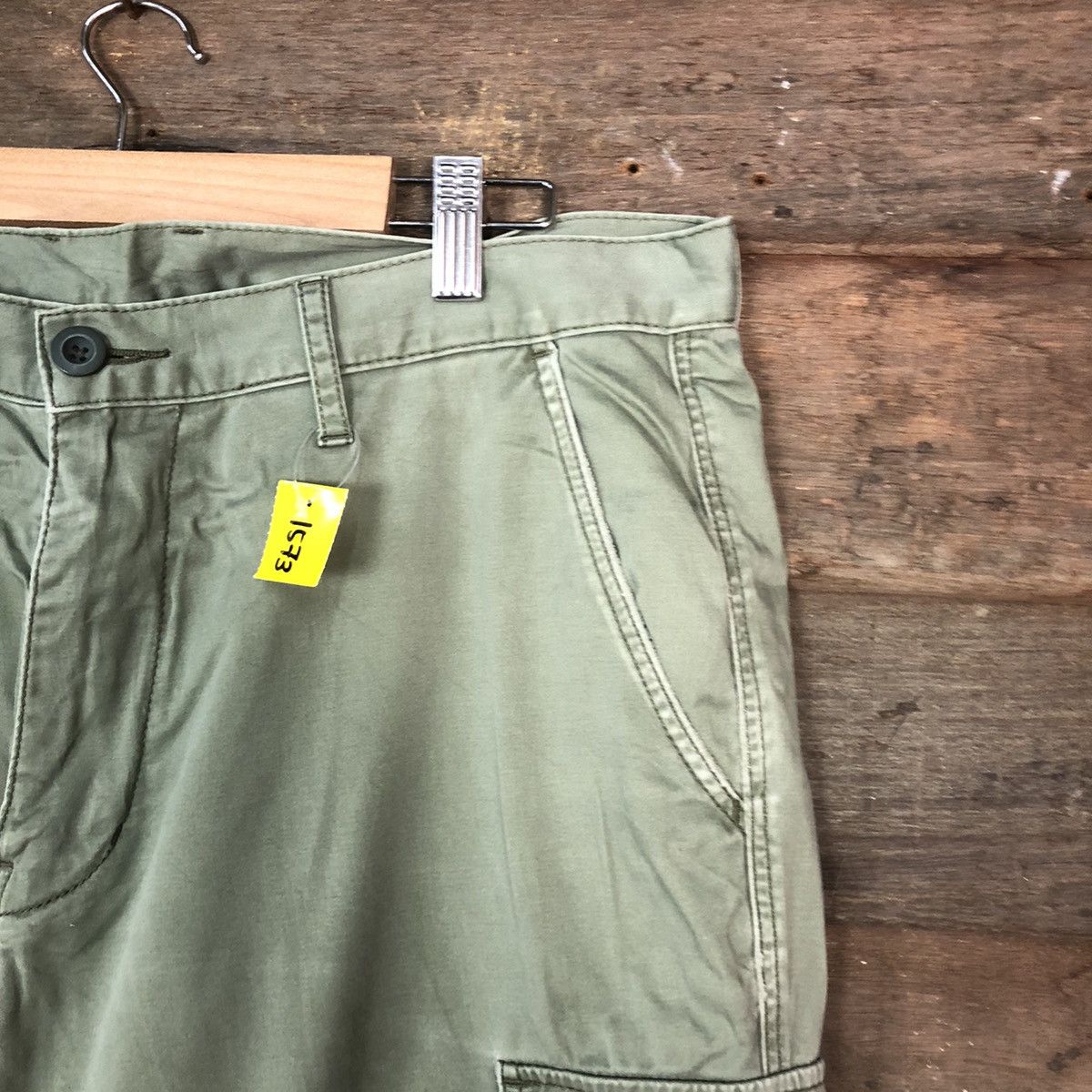 Faded Glory DLL Japan faded Green Cargo Multipocket Pants #1573 Size US 34 / EU 50 - 8 Thumbnail