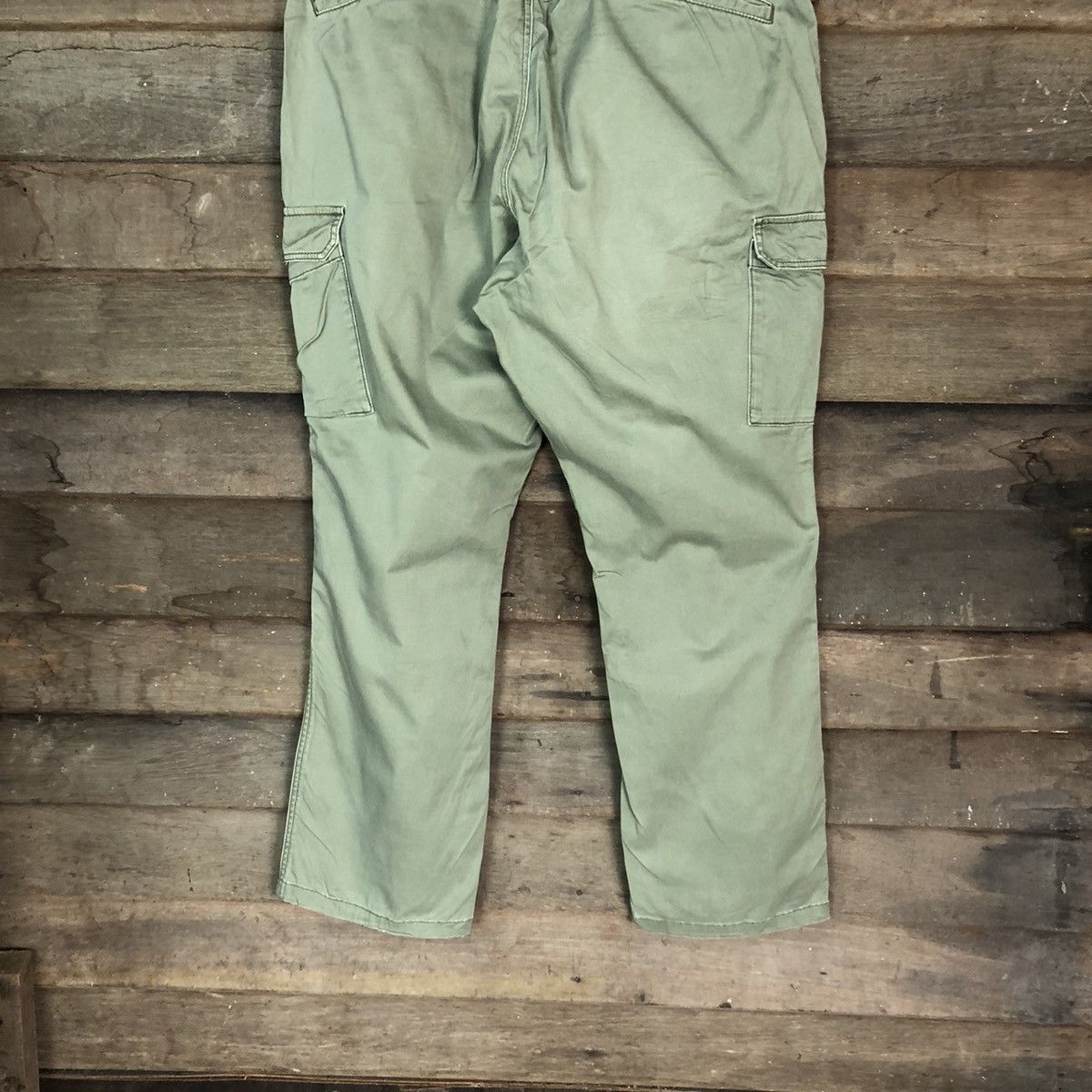 Faded Glory DLL Japan faded Green Cargo Multipocket Pants #1573 Size US 34 / EU 50 - 11 Thumbnail