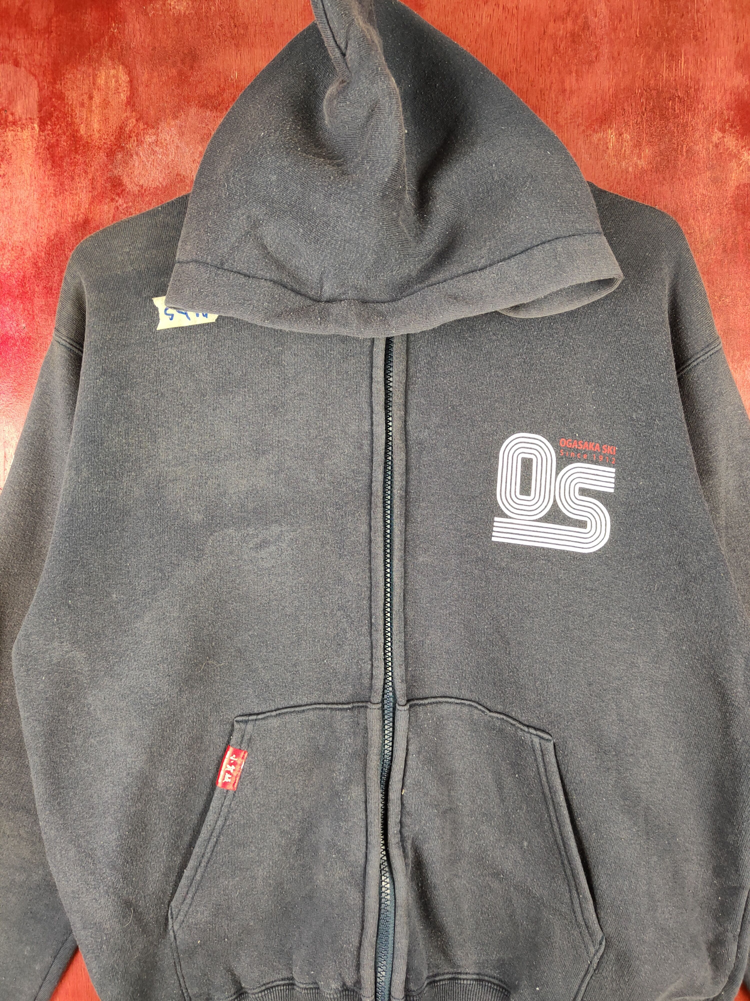 Japanese Brand DL Ogasaka Dark Blue Faded Hoodie Sweater #5478 Size US M / EU 48-50 / 2 - 2 Thumbnail