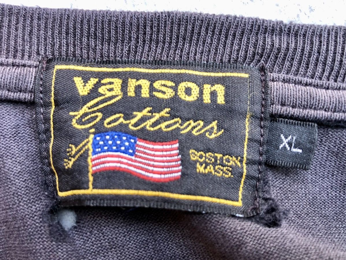 ICON Motorsports × Vanson Leathers × Vintage Vintage Vanson Leather Embroidery Skull Head Long Sleeve Tee Size US XL / EU 56 / 4 - 14 Thumbnail