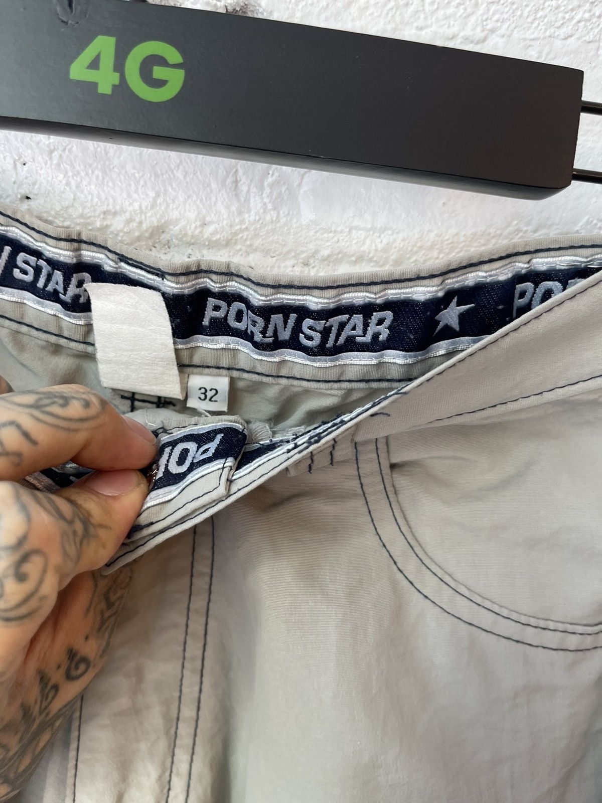 Vintage Vintage PORNSTAR PORN STAR NYLON SKATER PANTS 30 31 32 Size US 31 - 5 Thumbnail