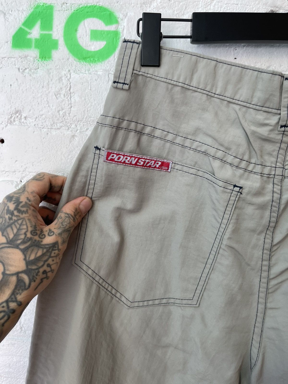 Vintage Vintage PORNSTAR PORN STAR NYLON SKATER PANTS 30 31 32 Size US 31 - 9 Thumbnail