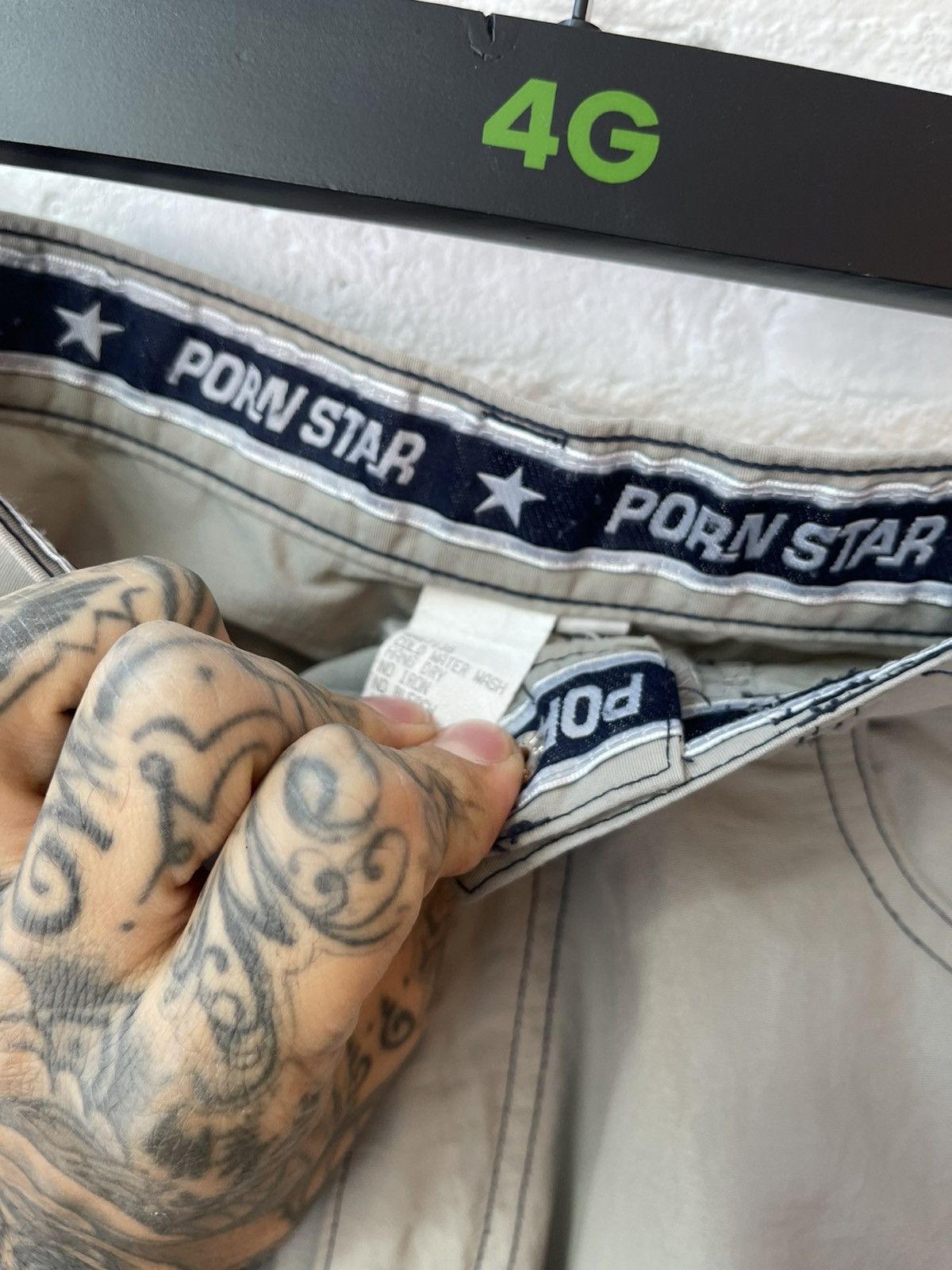 Vintage Vintage PORNSTAR PORN STAR NYLON SKATER PANTS 30 31 32 Size US 31 - 6 Thumbnail
