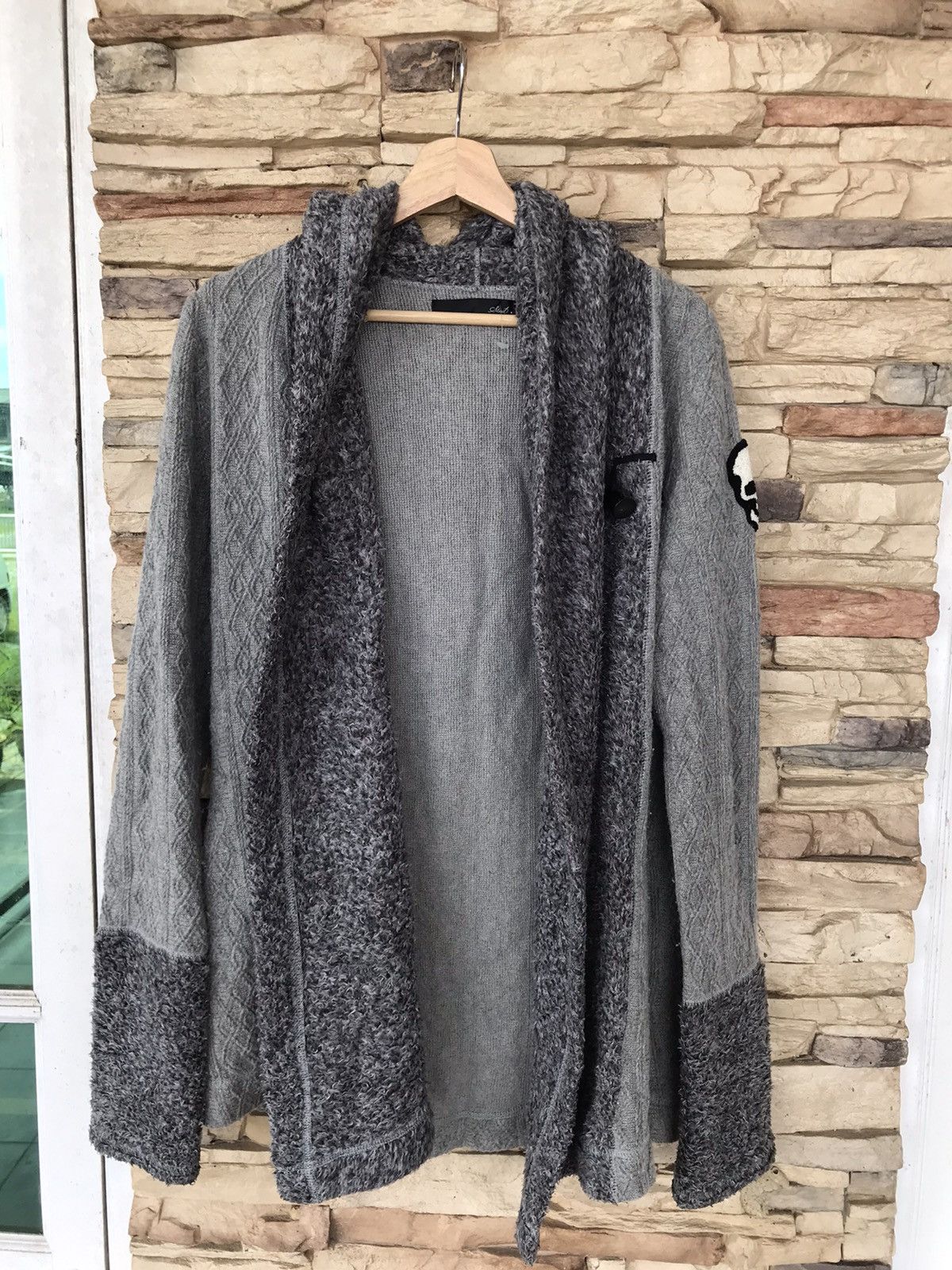 Japanese Brand Vintage Stud Cardigan Hoodies Patches Skulls Size US M / EU 48-50 / 2 - 3 Thumbnail