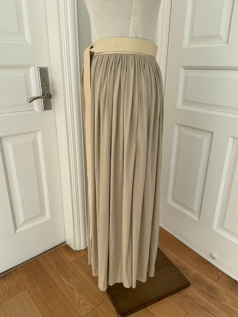 Celine Old Celine skirt with leather belt Size 25" / US 0 / IT 36 - 3 Thumbnail