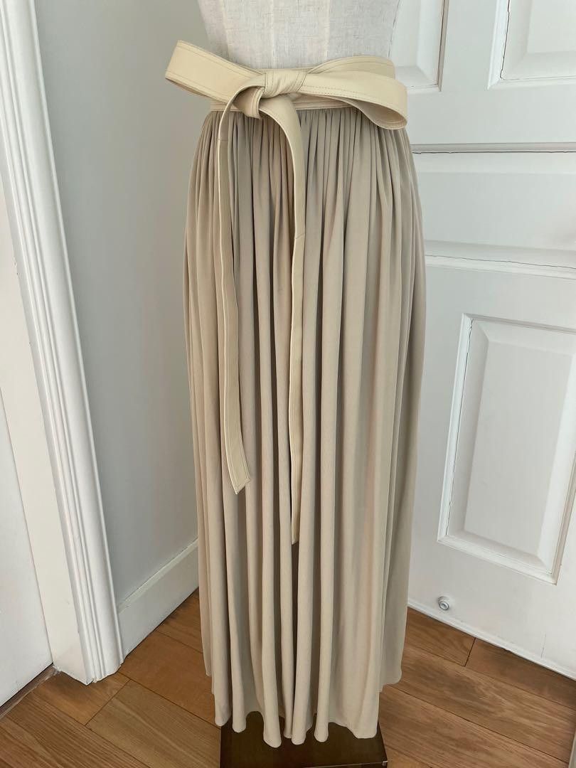Celine Old Celine skirt with leather belt Size 25" / US 0 / IT 36 - 2 Thumbnail