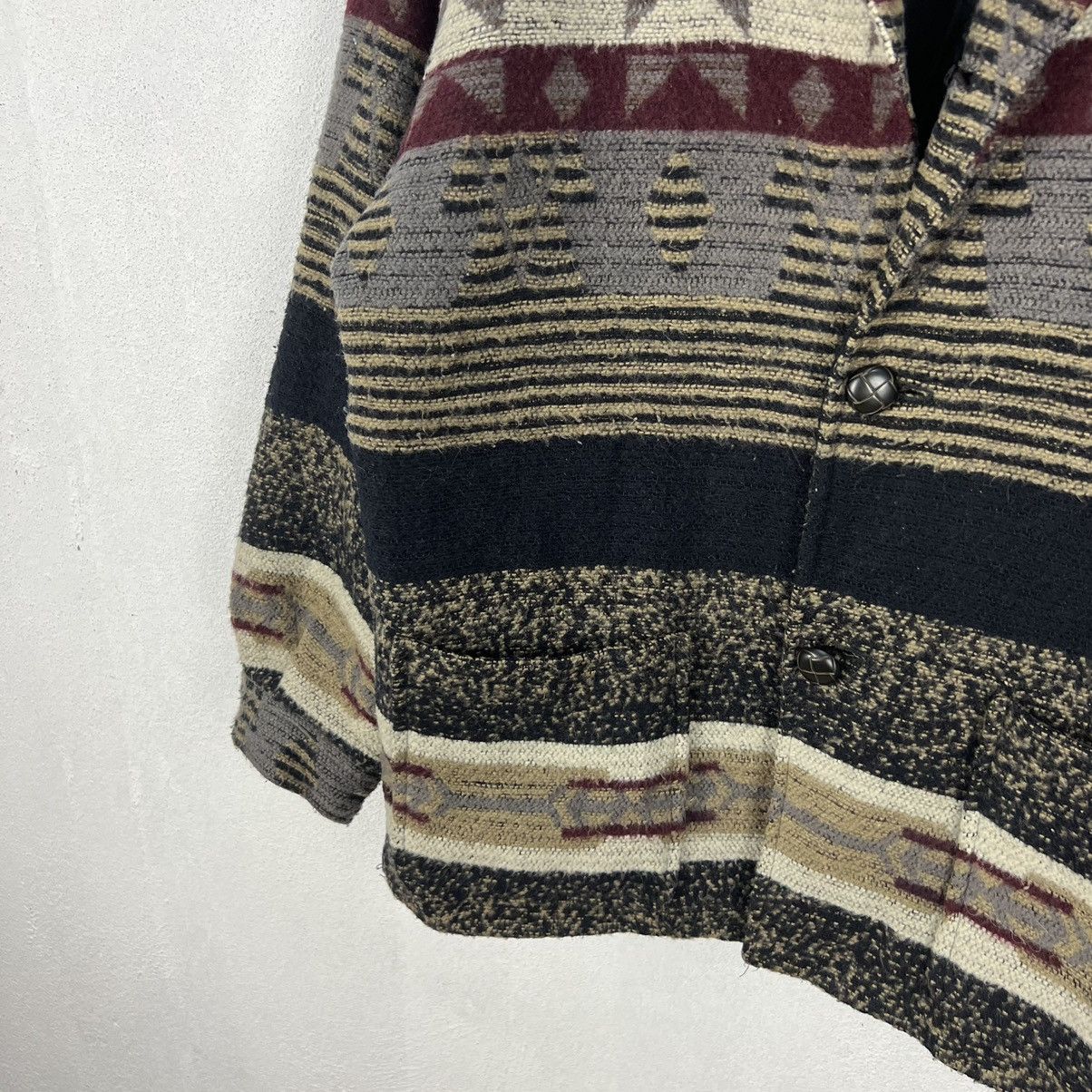 VINTAGE HOMEY SNOW WOOL JACKET NAVAJO STYLE DESIGN PRINTED