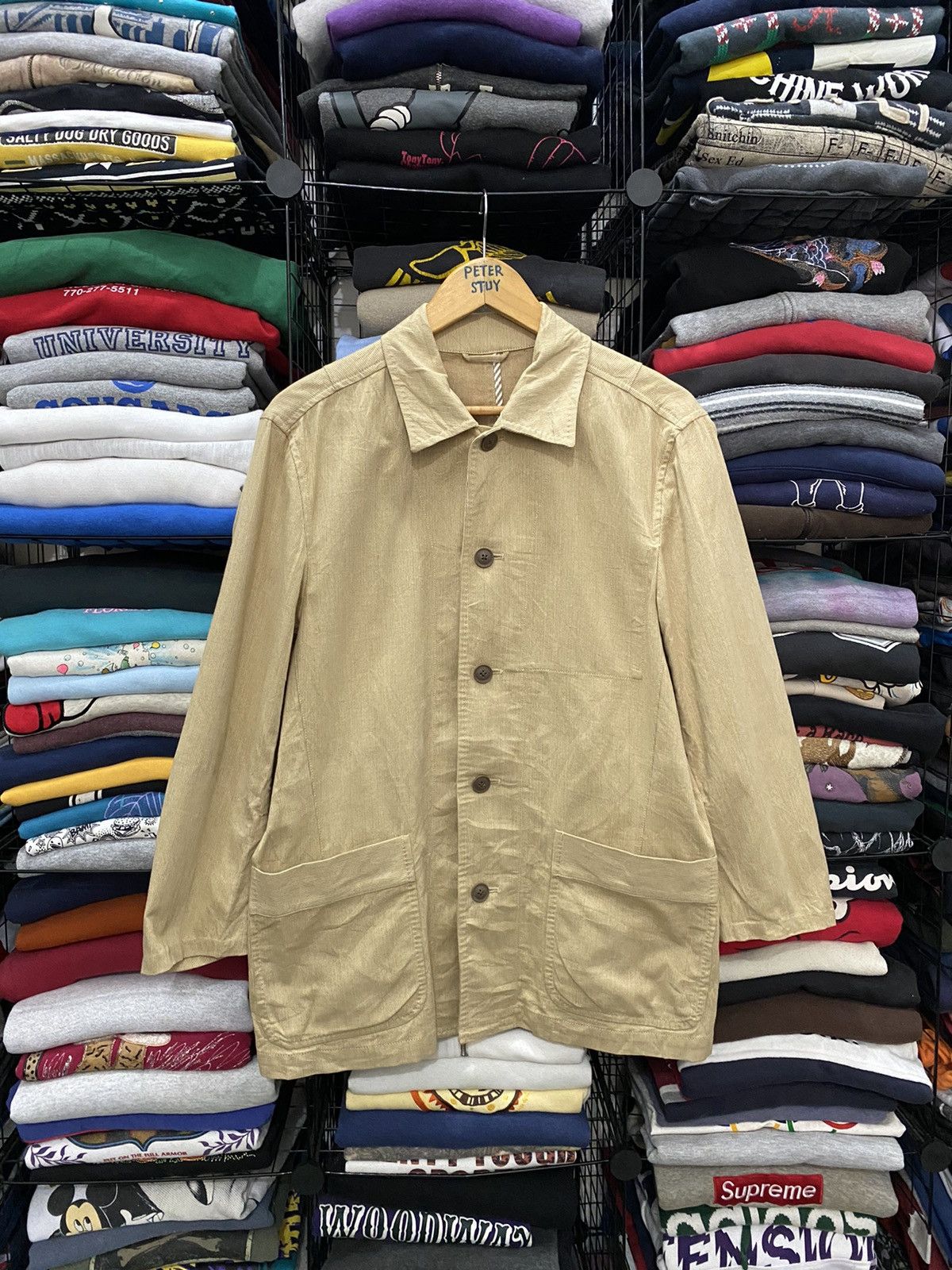 Chaps Ralph Lauren × Vintage Vintage Chaps Ralph Lauren Cotton Jacket Size US M / EU 48-50 / 2 - 1 Thumbnail