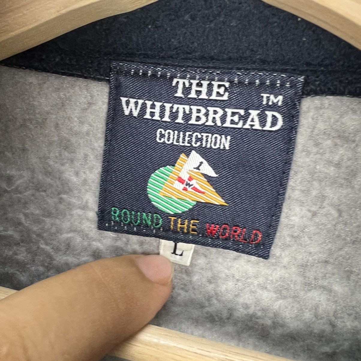 Japanese Brand VINTAGE THE WHITBREAD COLLECTION ROUND THE WORLD FLEECE Size US L / EU 52-54 / 3 - 12 Thumbnail