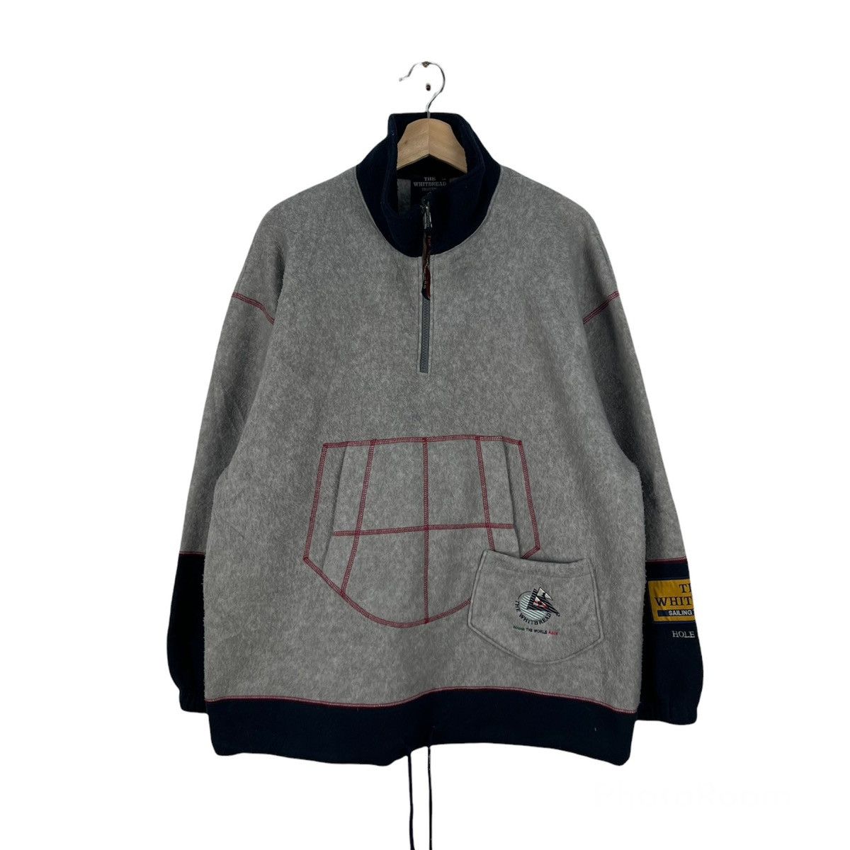 Japanese Brand VINTAGE THE WHITBREAD COLLECTION ROUND THE WORLD FLEECE Size US L / EU 52-54 / 3 - 1 Thumbnail