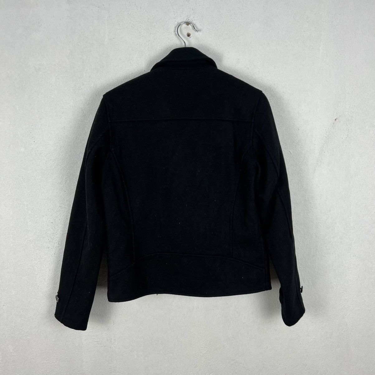 Japanese Brand DOUBLE BREAST BIKER PARACHUTE WOOL JACKET MANGROVE Size US M / EU 48-50 / 2 - 9 Thumbnail