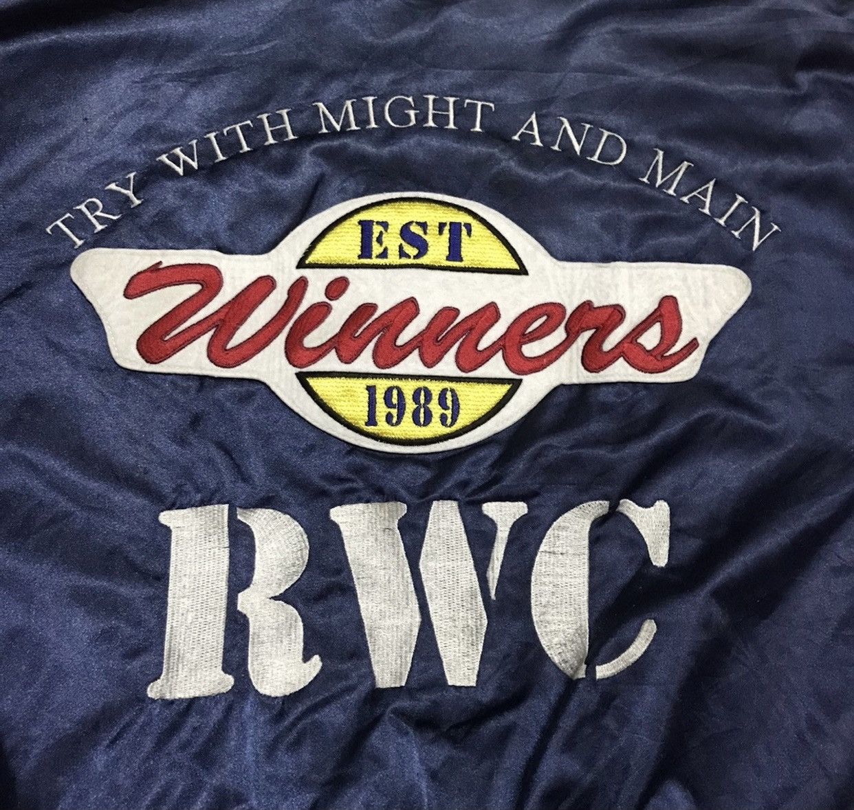 Vintage OFFER‼️Vintage RWC Winner varsity jacket Size US L / EU 52-54 / 3 - 8 Thumbnail