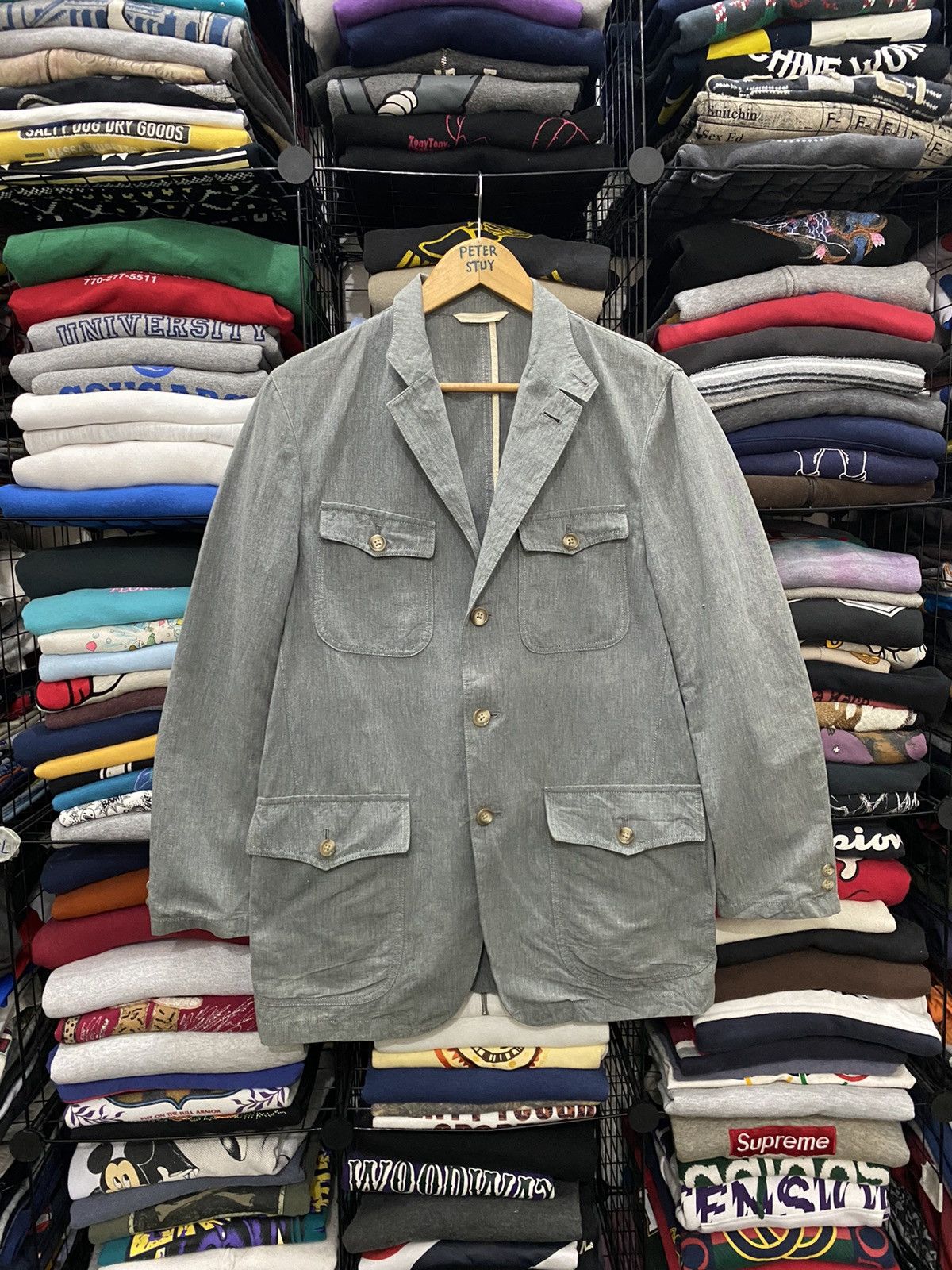 Kansai Yamamoto × Vintage VIntage Kansai Yamamoto Four pocket Jacket Size US M / EU 48-50 / 2 - 1 Thumbnail
