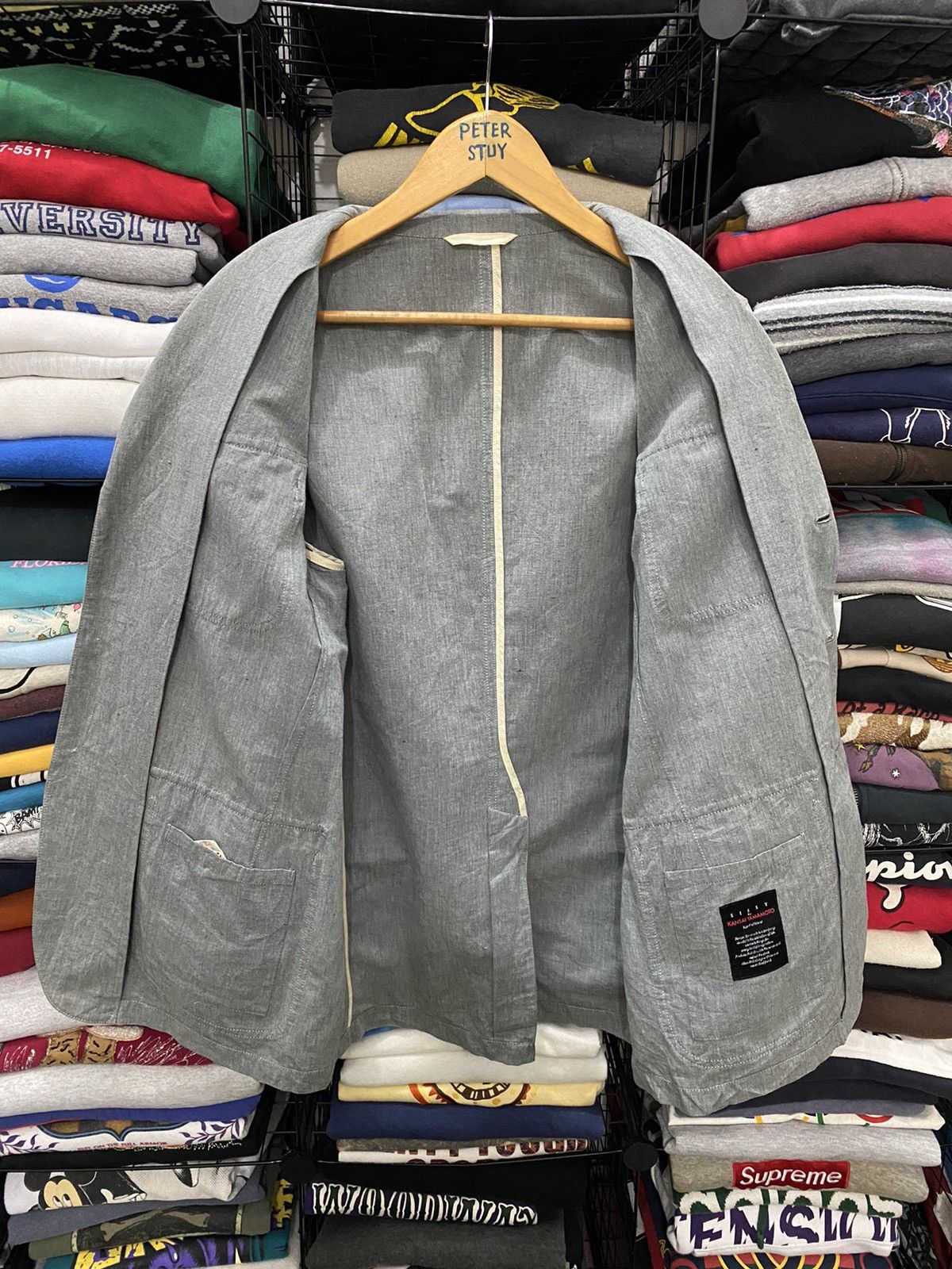 Kansai Yamamoto × Vintage VIntage Kansai Yamamoto Four pocket Jacket Size US M / EU 48-50 / 2 - 3 Thumbnail