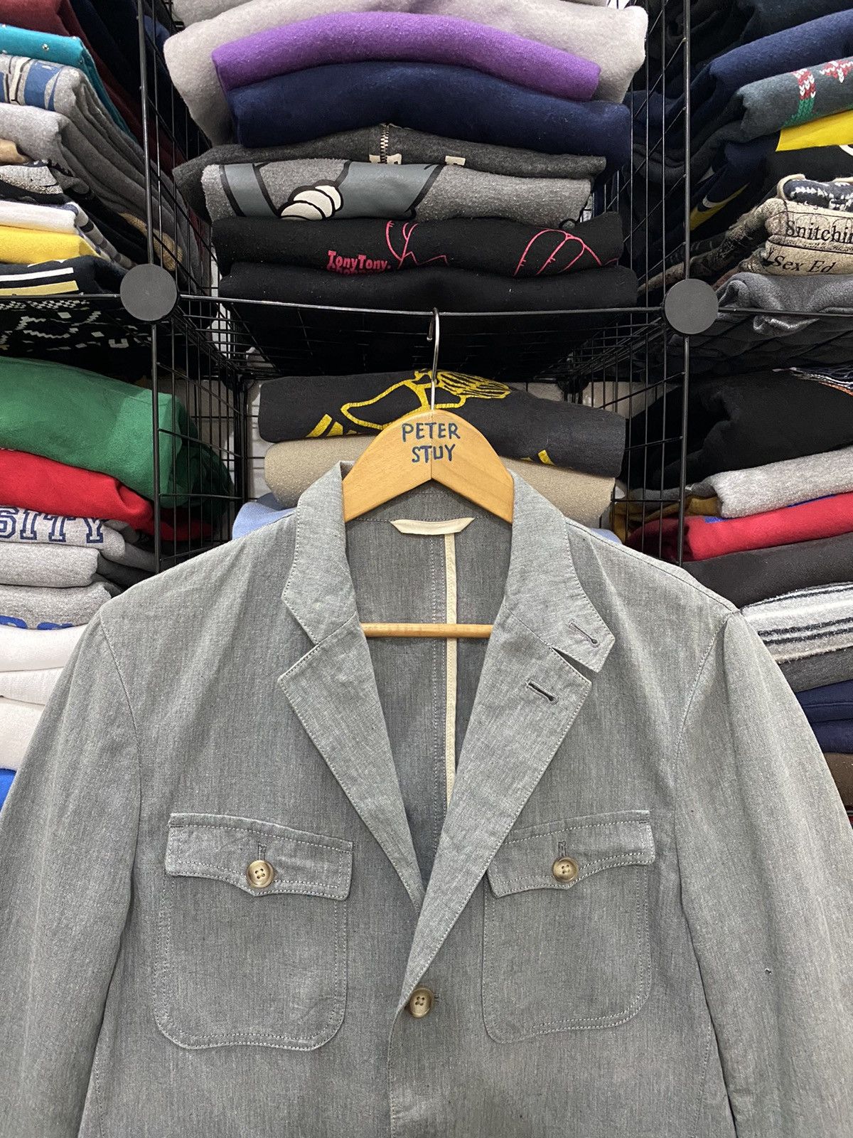 Kansai Yamamoto × Vintage VIntage Kansai Yamamoto Four pocket Jacket Size US M / EU 48-50 / 2 - 4 Thumbnail