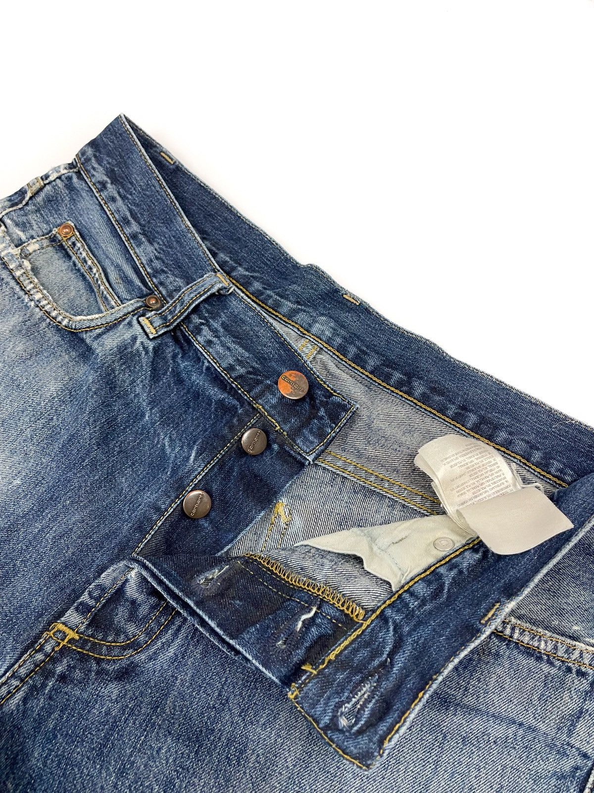 Carhartt 90s Vintage CARHARTT Denim Distressed Trucker Jeans GCS021 Size US 31 - 7 Thumbnail