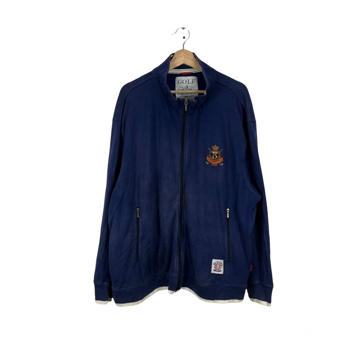 Japanese Brand VINTAGE KENSHO ABE SPORT ZIPPER JACKET BIG LOGO Size US XXL / EU 58 / 5 - 1 Thumbnail