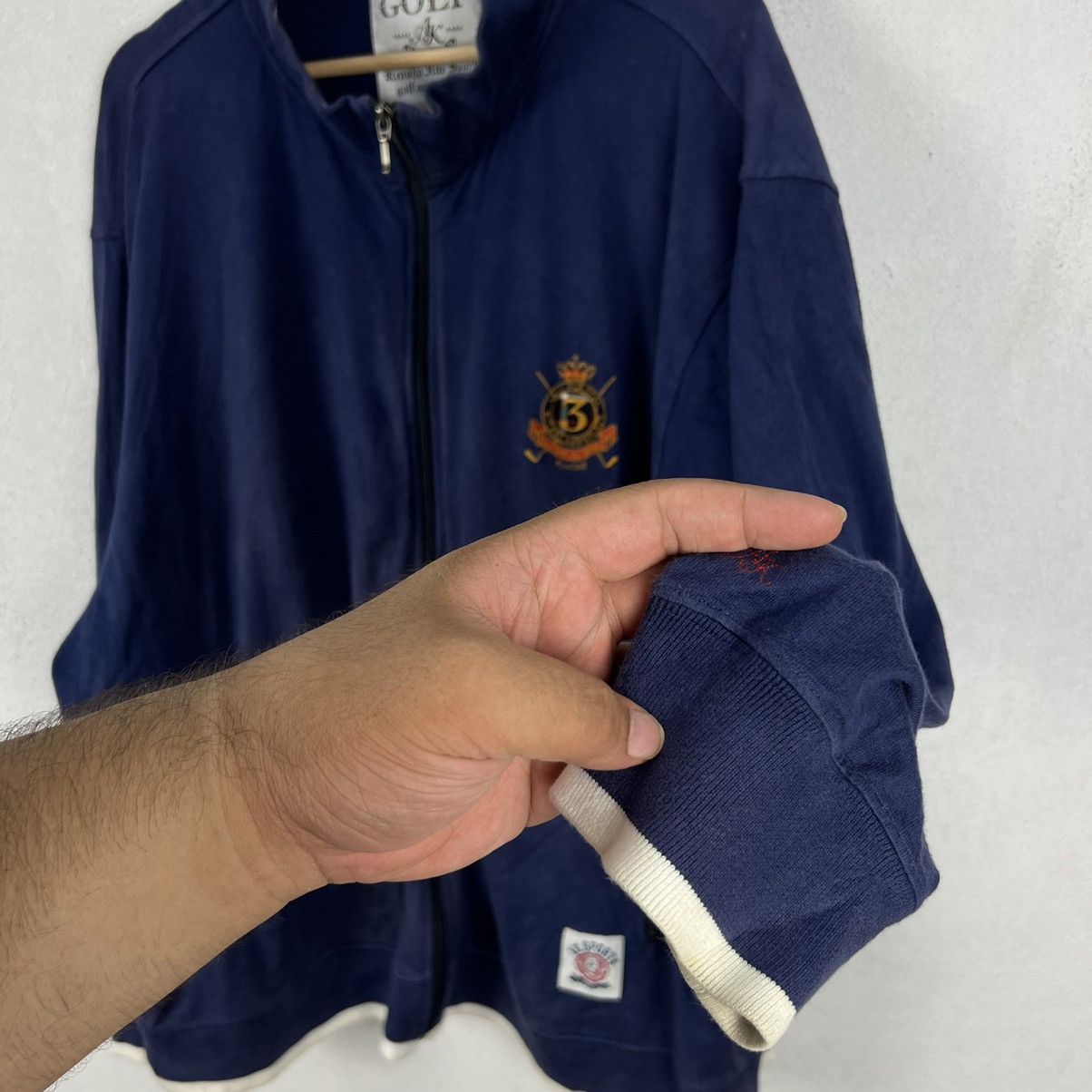 Japanese Brand VINTAGE KENSHO ABE SPORT ZIPPER JACKET BIG LOGO Size US XXL / EU 58 / 5 - 6 Thumbnail
