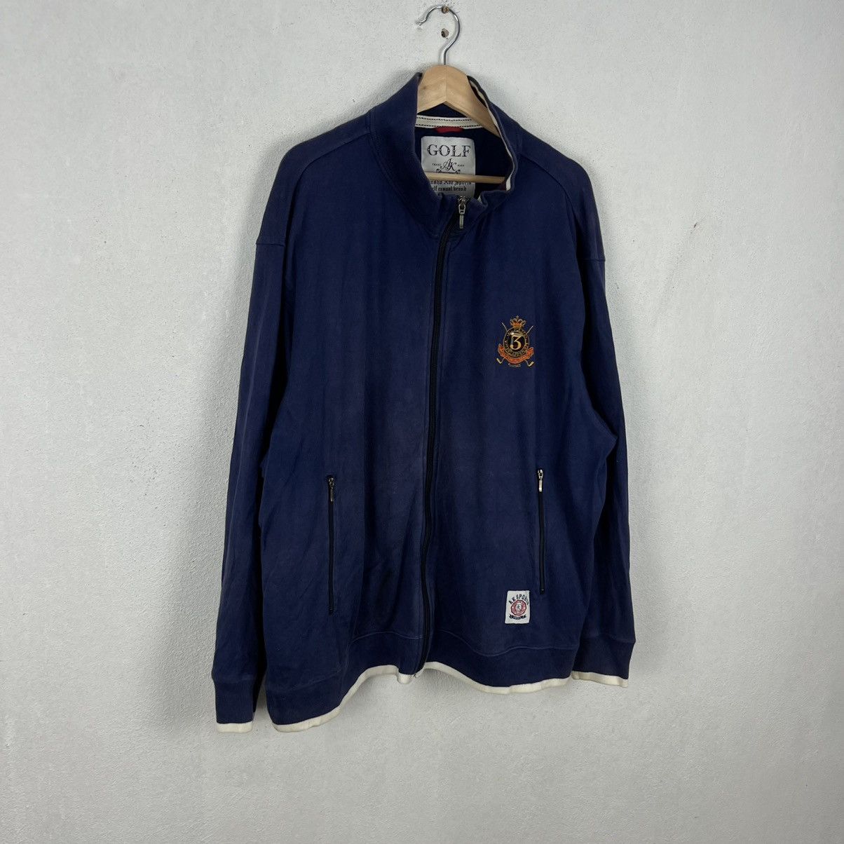 Japanese Brand VINTAGE KENSHO ABE SPORT ZIPPER JACKET BIG LOGO Size US XXL / EU 58 / 5 - 2 Thumbnail