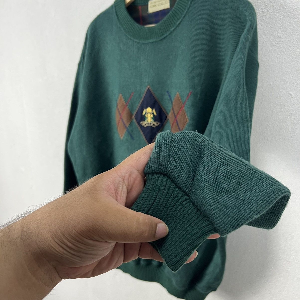 Japanese Brand VINTAGE UOMO KOSUGI SWEATSHIRT BIG LOGO Size US L / EU 52-54 / 3 - 4 Thumbnail