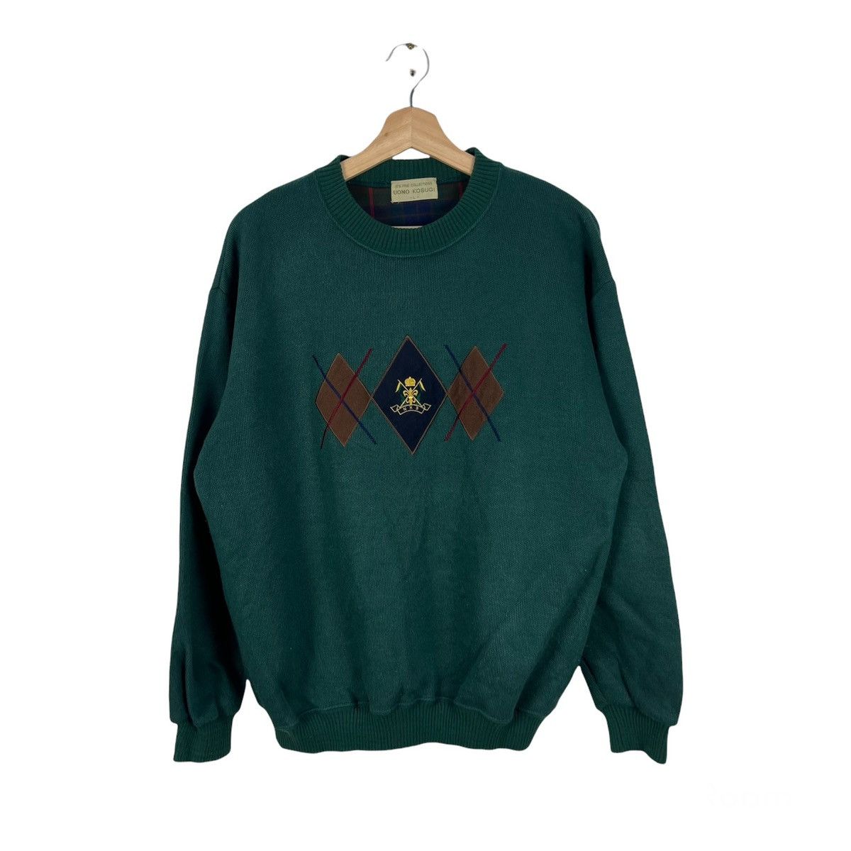 Japanese Brand VINTAGE UOMO KOSUGI SWEATSHIRT BIG LOGO Size US L / EU 52-54 / 3 - 1 Thumbnail