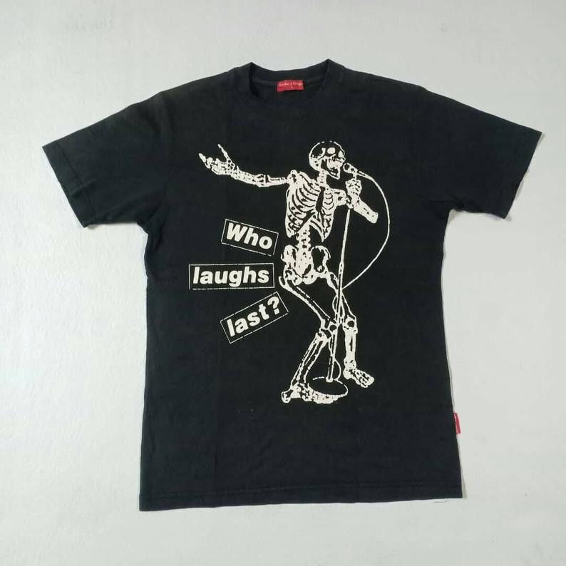 Vintage Vintage Skeleton Tee Size US S / EU 44-46 / 1 - 1 Thumbnail