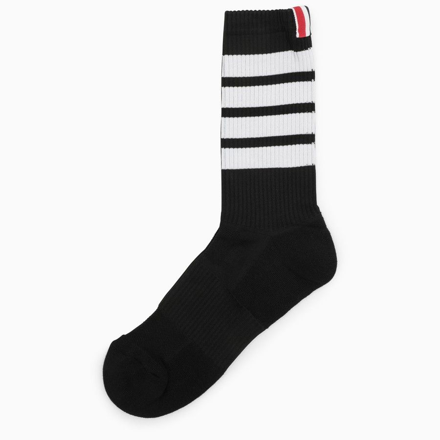 image of Thom Browne O1D2Blof0623 Socks In Black, Men's