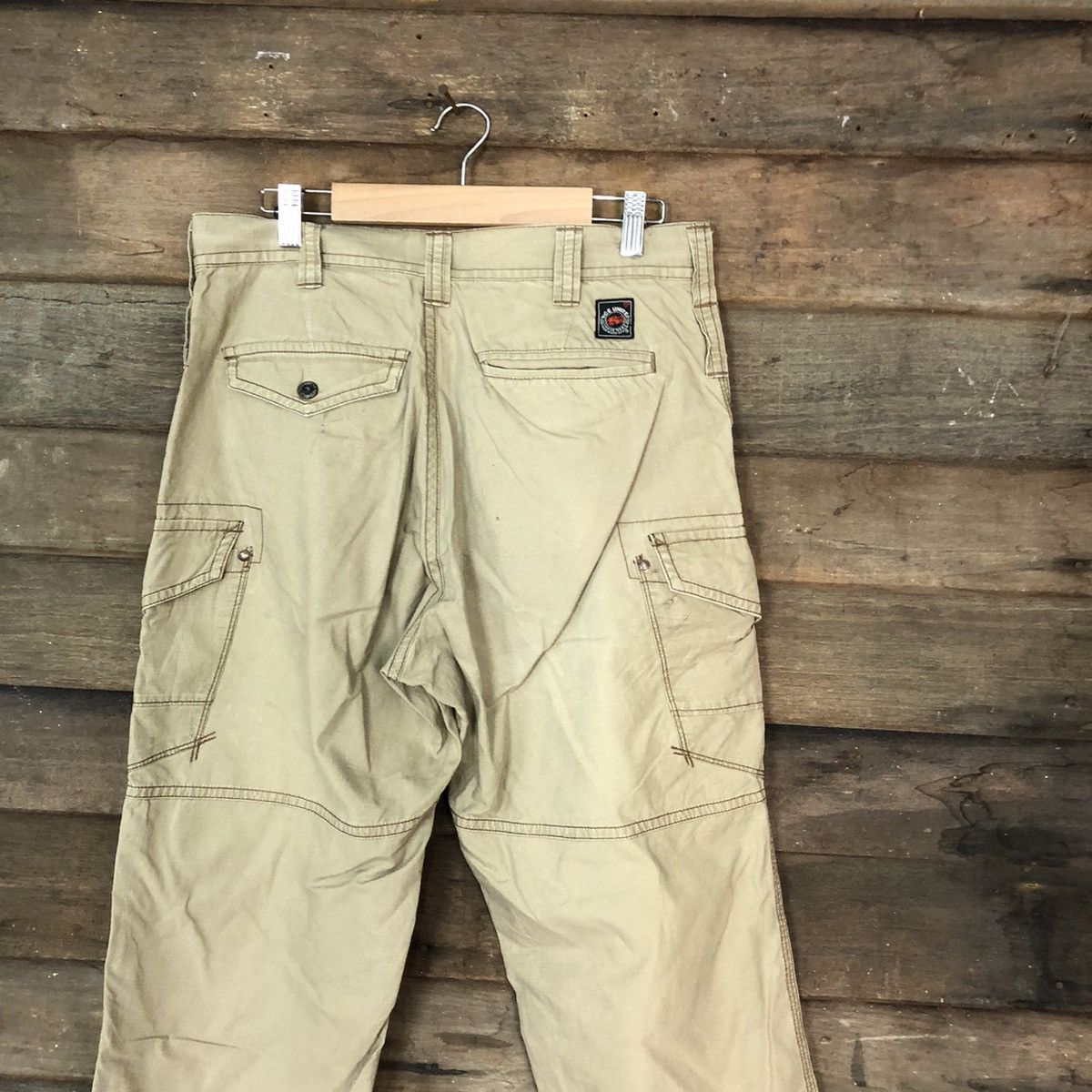 Japanese Brand × Vintage Vice Untited Brown tactical cargo pants #5693 Size US 31 - 12 Thumbnail