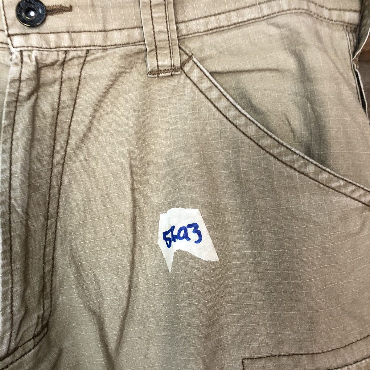 Japanese Brand × Vintage Vice Untited Brown tactical cargo pants #5693 Size US 31 - 10 Thumbnail