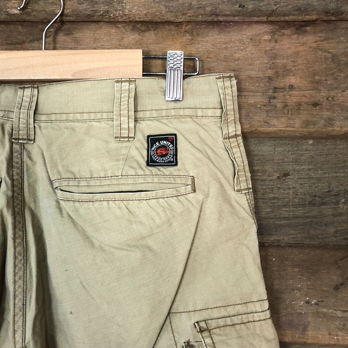 Japanese Brand × Vintage Vice Untited Brown tactical cargo pants #5693 Size US 31 - 15 Thumbnail