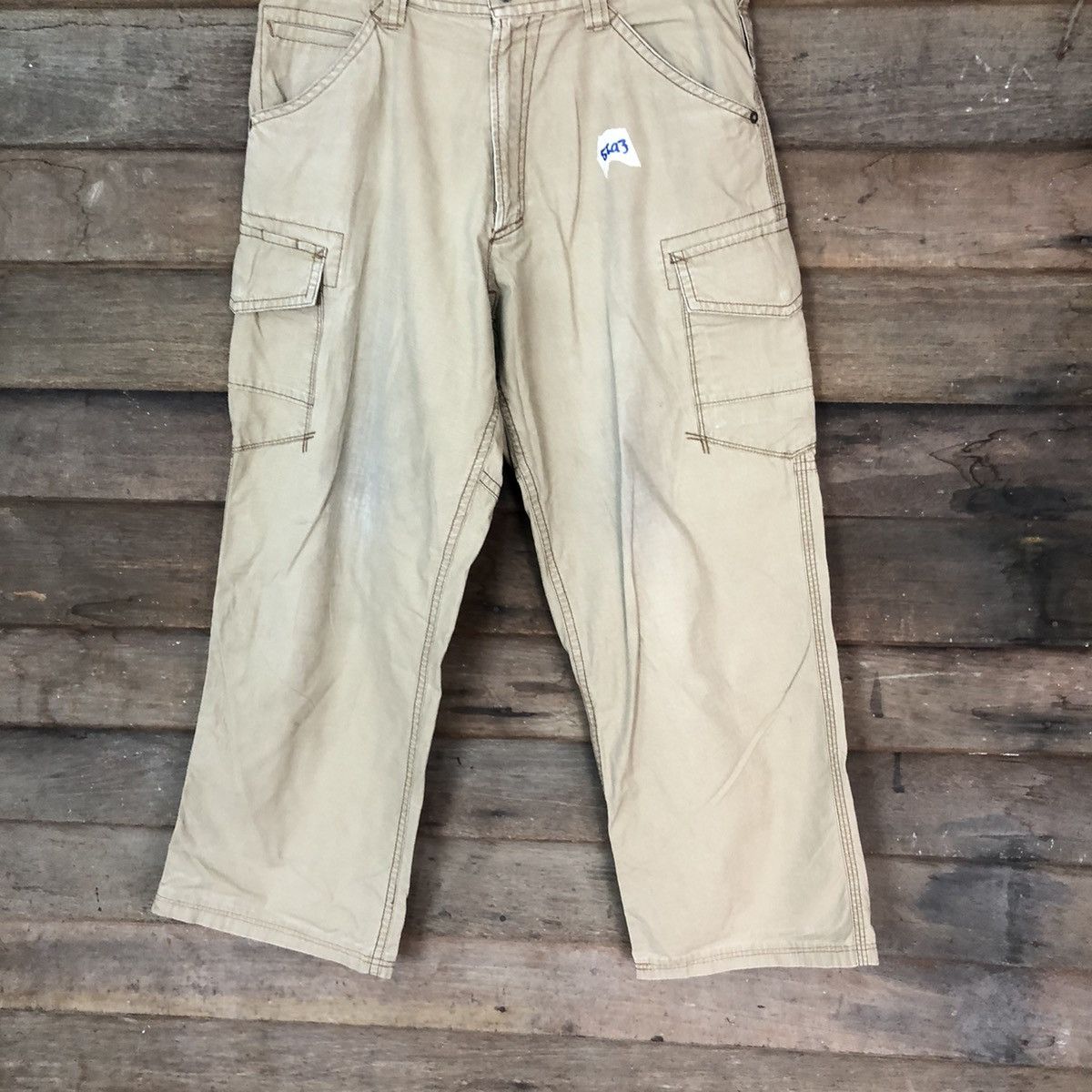 Japanese Brand × Vintage Vice Untited Brown tactical cargo pants #5693 Size US 31 - 3 Thumbnail