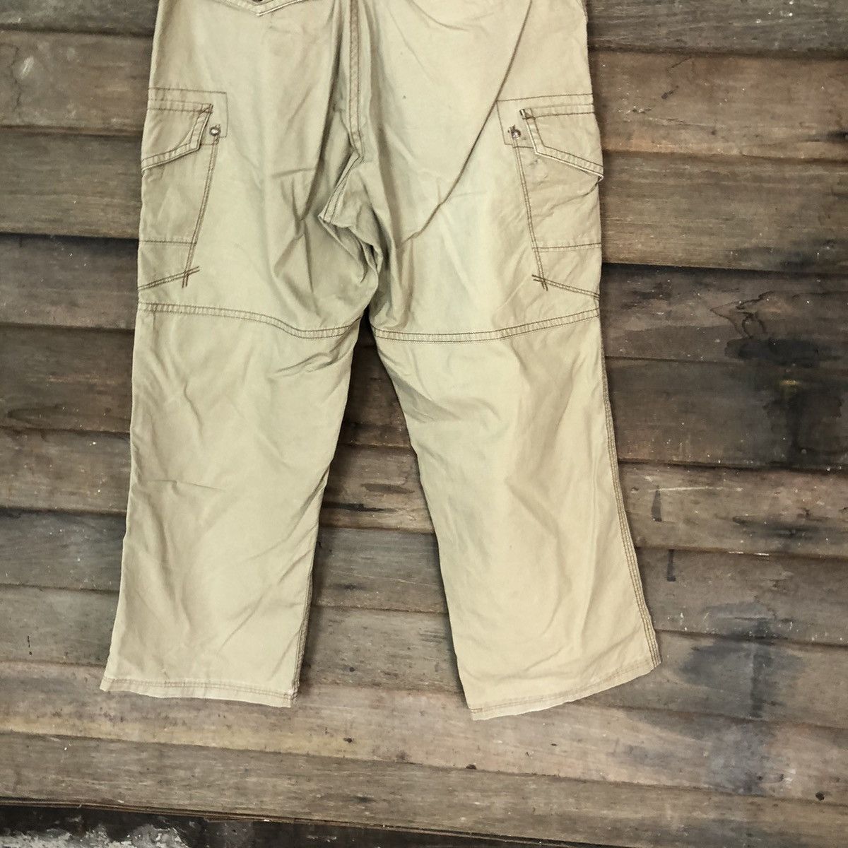 Japanese Brand × Vintage Vice Untited Brown tactical cargo pants #5693 Size US 31 - 13 Thumbnail