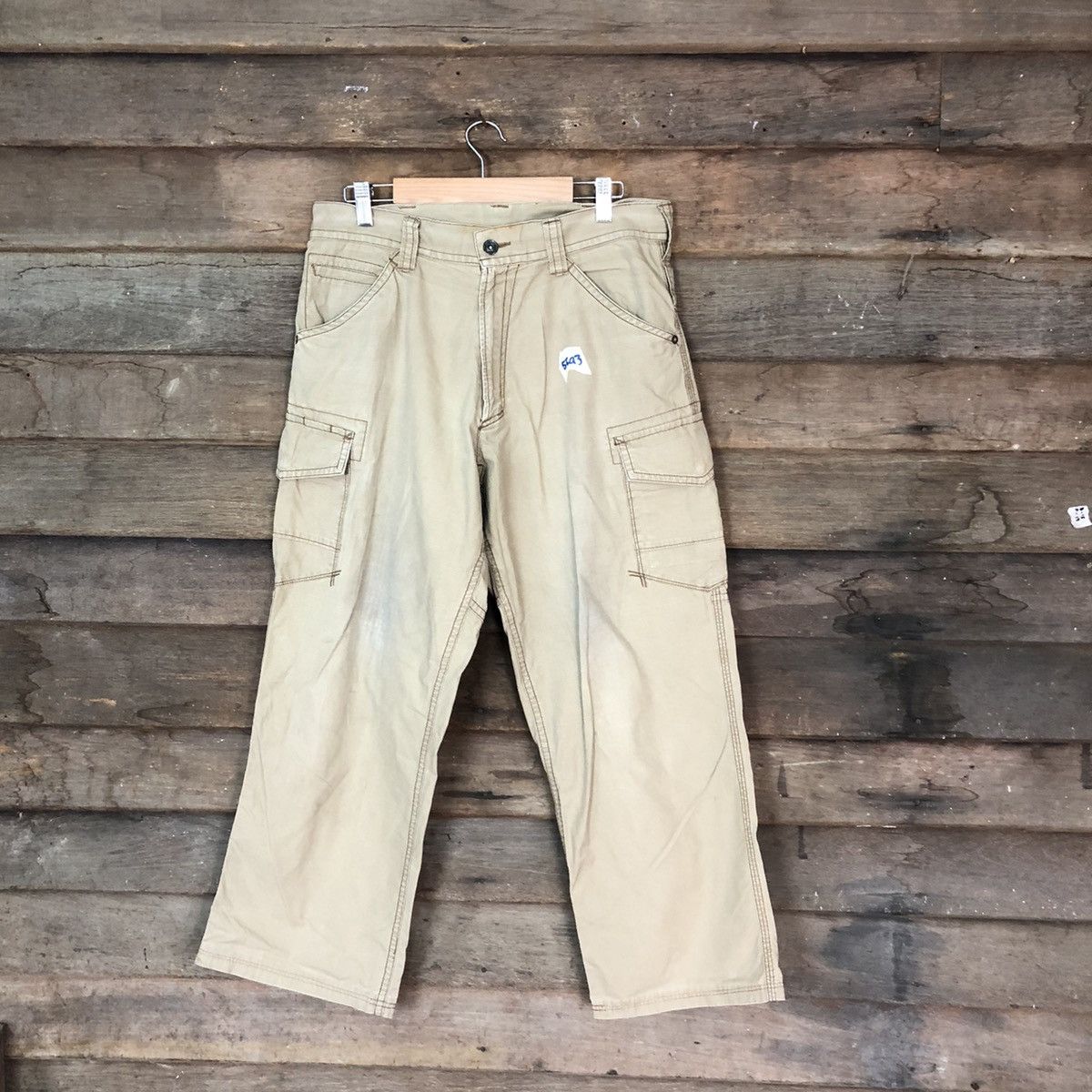 Japanese Brand × Vintage Vice Untited Brown tactical cargo pants #5693 Size US 31 - 1 Thumbnail