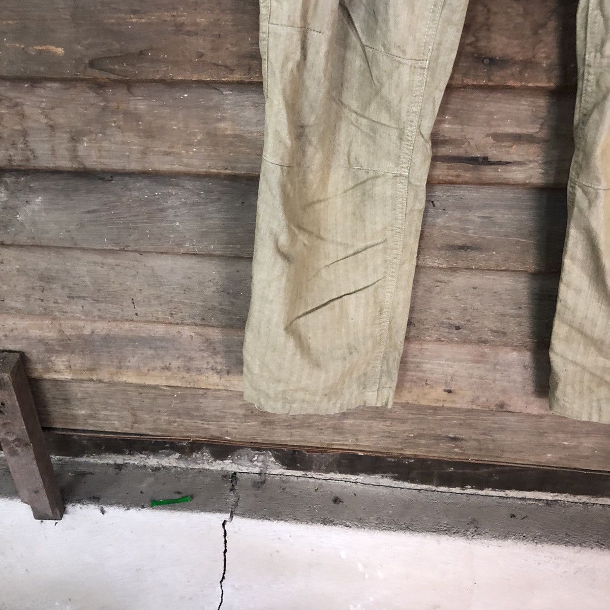 Japanese Brand × Vintage Dogman Brown faded multi pocket tactical Cargo Pants #5694 Size US 33 - 8 Thumbnail