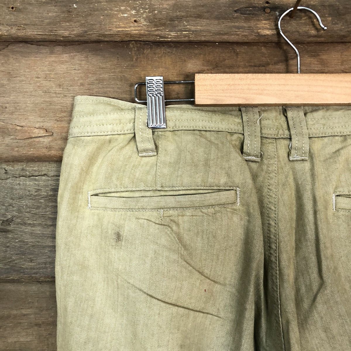 Japanese Brand × Vintage Dogman Brown faded multi pocket tactical Cargo Pants #5694 Size US 33 - 14 Thumbnail
