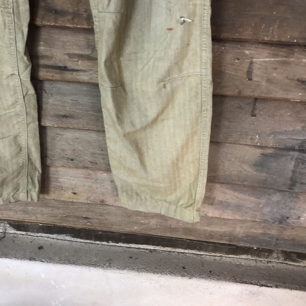 Japanese Brand × Vintage Dogman Brown faded multi pocket tactical Cargo Pants #5694 Size US 33 - 9 Thumbnail