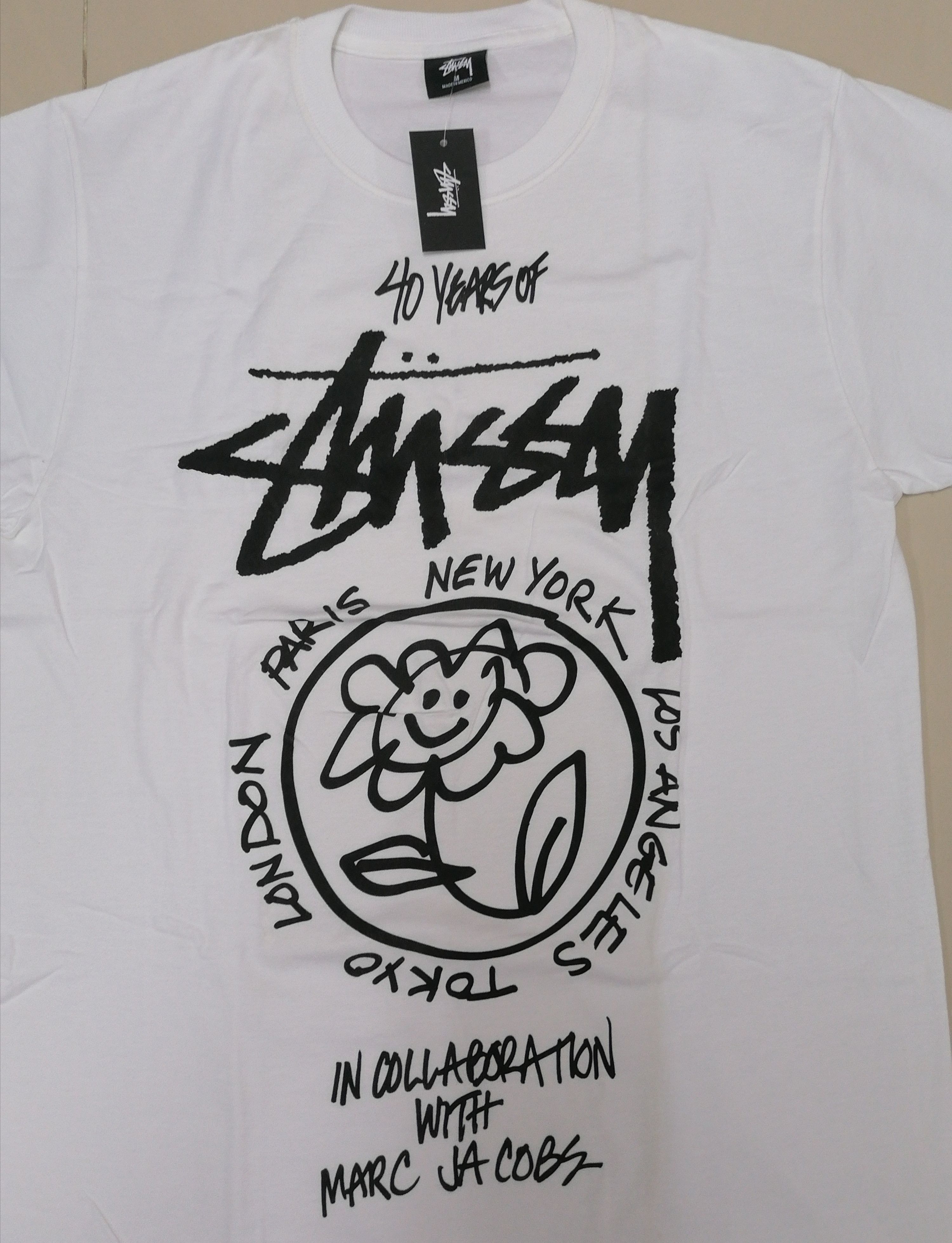 Marc Jacobs × Stussy Stussy X Marc Jacobs 40th Anniversary T-shirt Size US M / EU 48-50 / 2 - 3 Thumbnail