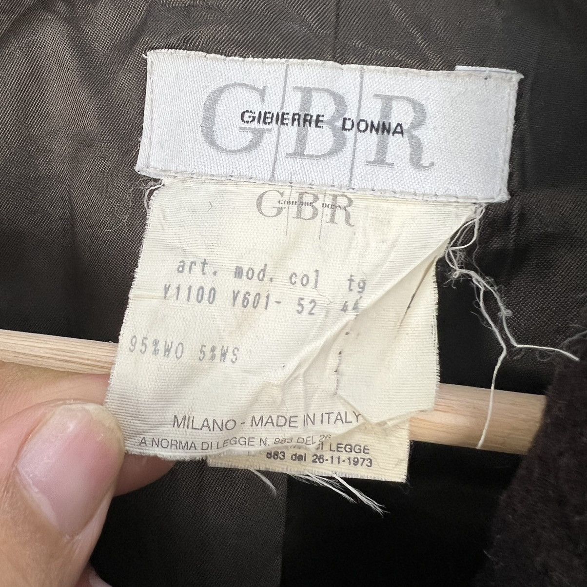 Vintage VINTAGE GIBIERRA DONNA MILANO MADE IN ITALY DOUBLE BREAST Size US M / EU 48-50 / 2 - 11 Thumbnail