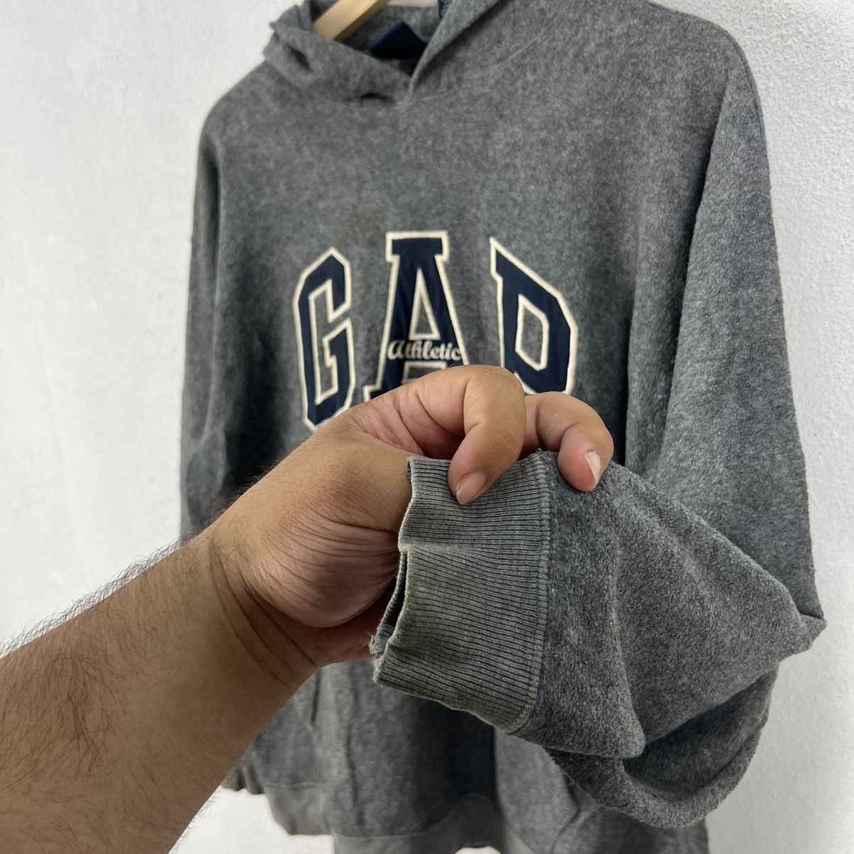 Gap VINTAGE GAP EMBROIDERY BIG LOGO HOODIE STREET FASHION STYLE Size US XXL / EU 58 / 5 - 5 Thumbnail
