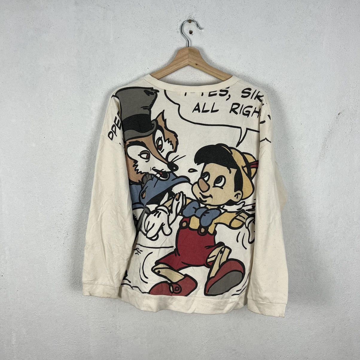 Disney LONG SLEEVE SWEATSHIRT DISNEY BIG LOGO CARTOON NETWORK Size US L / EU 52-54 / 3 - 6 Thumbnail
