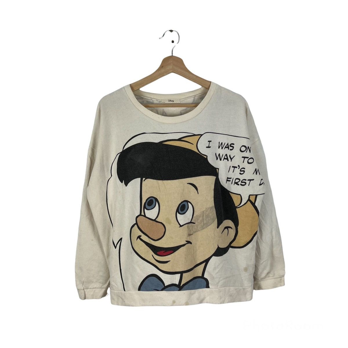 Disney LONG SLEEVE SWEATSHIRT DISNEY BIG LOGO CARTOON NETWORK Size US L / EU 52-54 / 3 - 1 Thumbnail