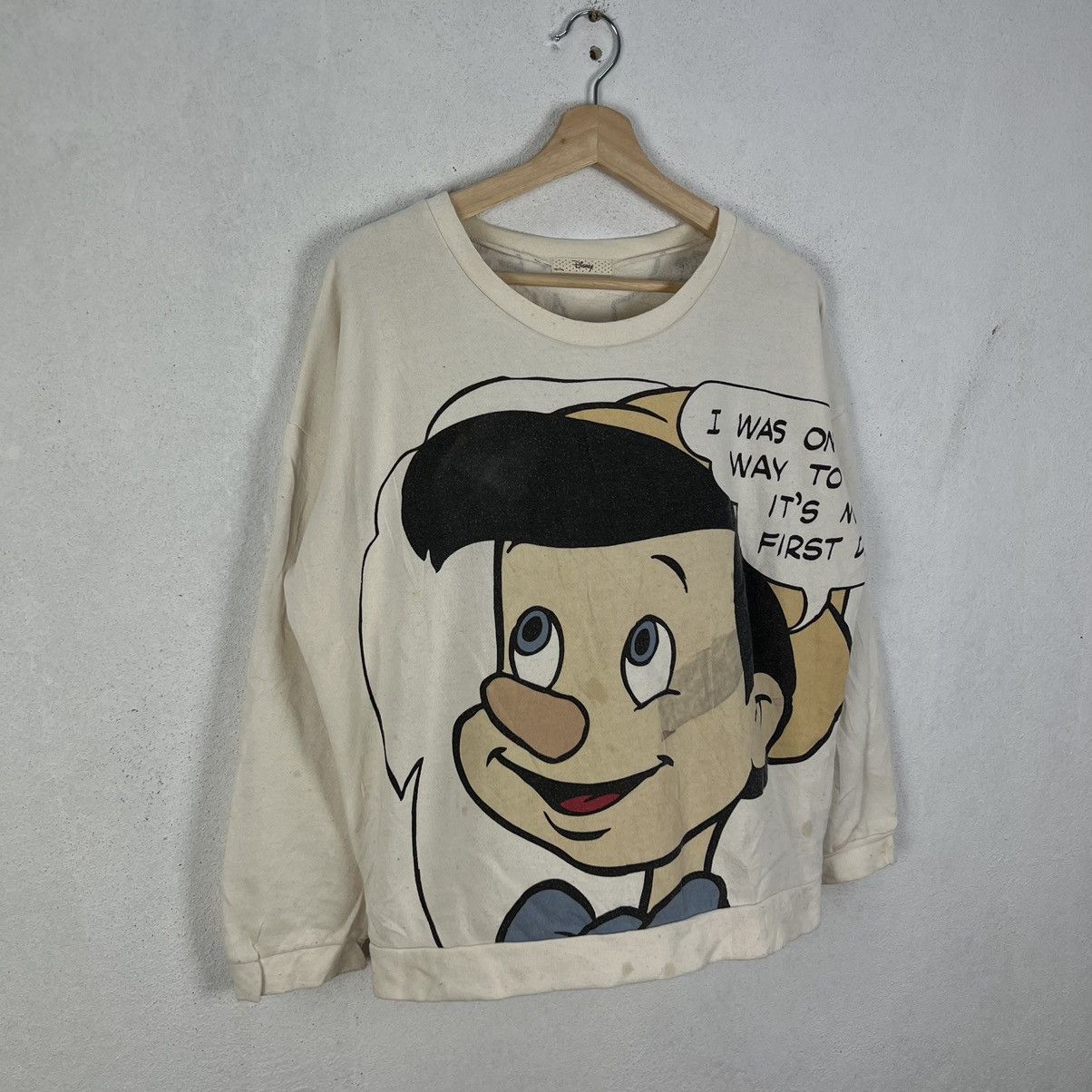 Disney LONG SLEEVE SWEATSHIRT DISNEY BIG LOGO CARTOON NETWORK Size US L / EU 52-54 / 3 - 2 Thumbnail