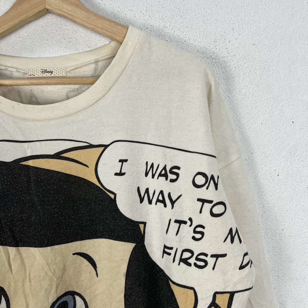 Disney LONG SLEEVE SWEATSHIRT DISNEY BIG LOGO CARTOON NETWORK Size US L / EU 52-54 / 3 - 3 Thumbnail