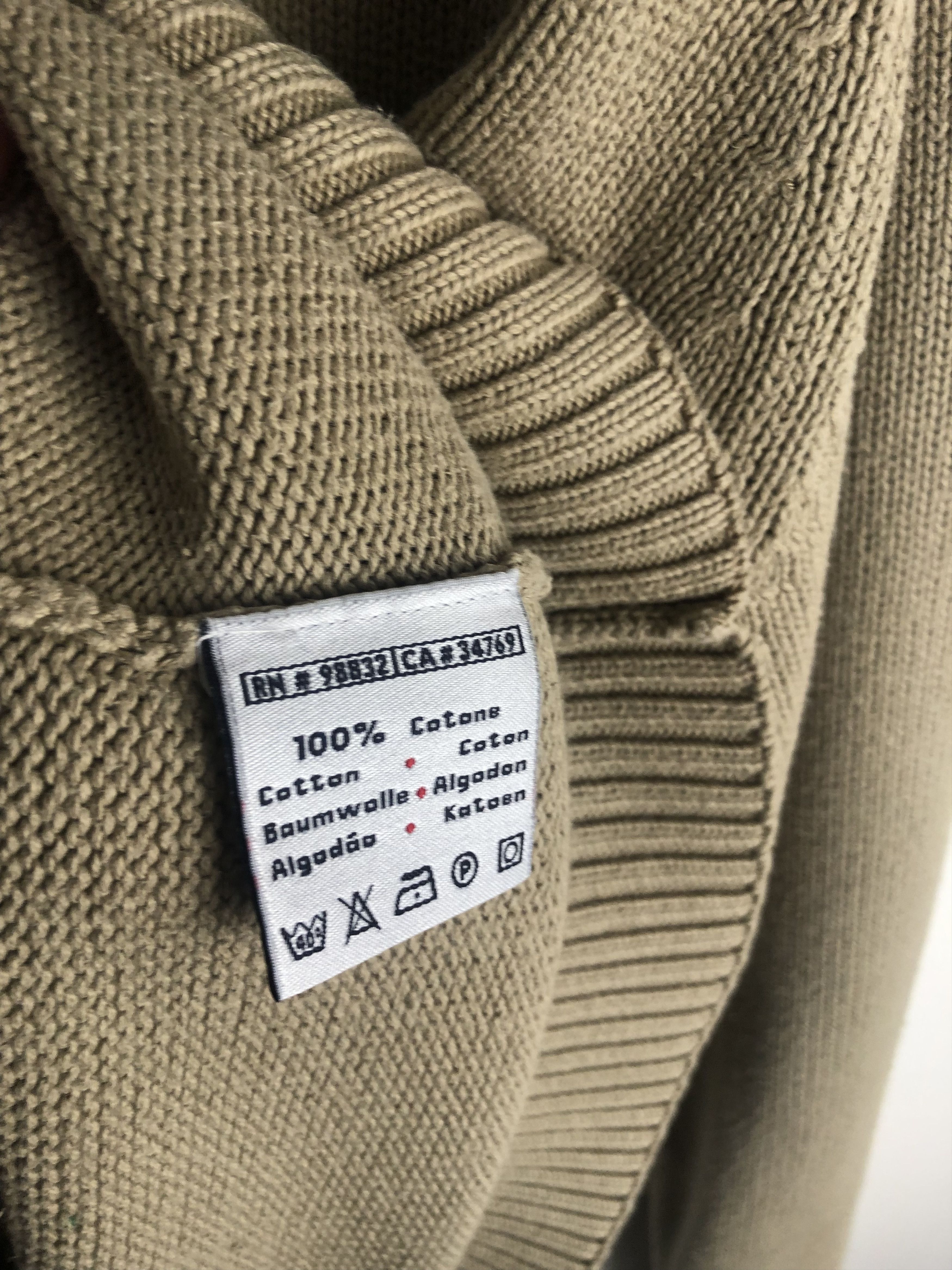 Kappa 90s Vintage KAPPA Beige Heavy Sweater M179 Size US XL / EU 56 / 4 - 6 Thumbnail