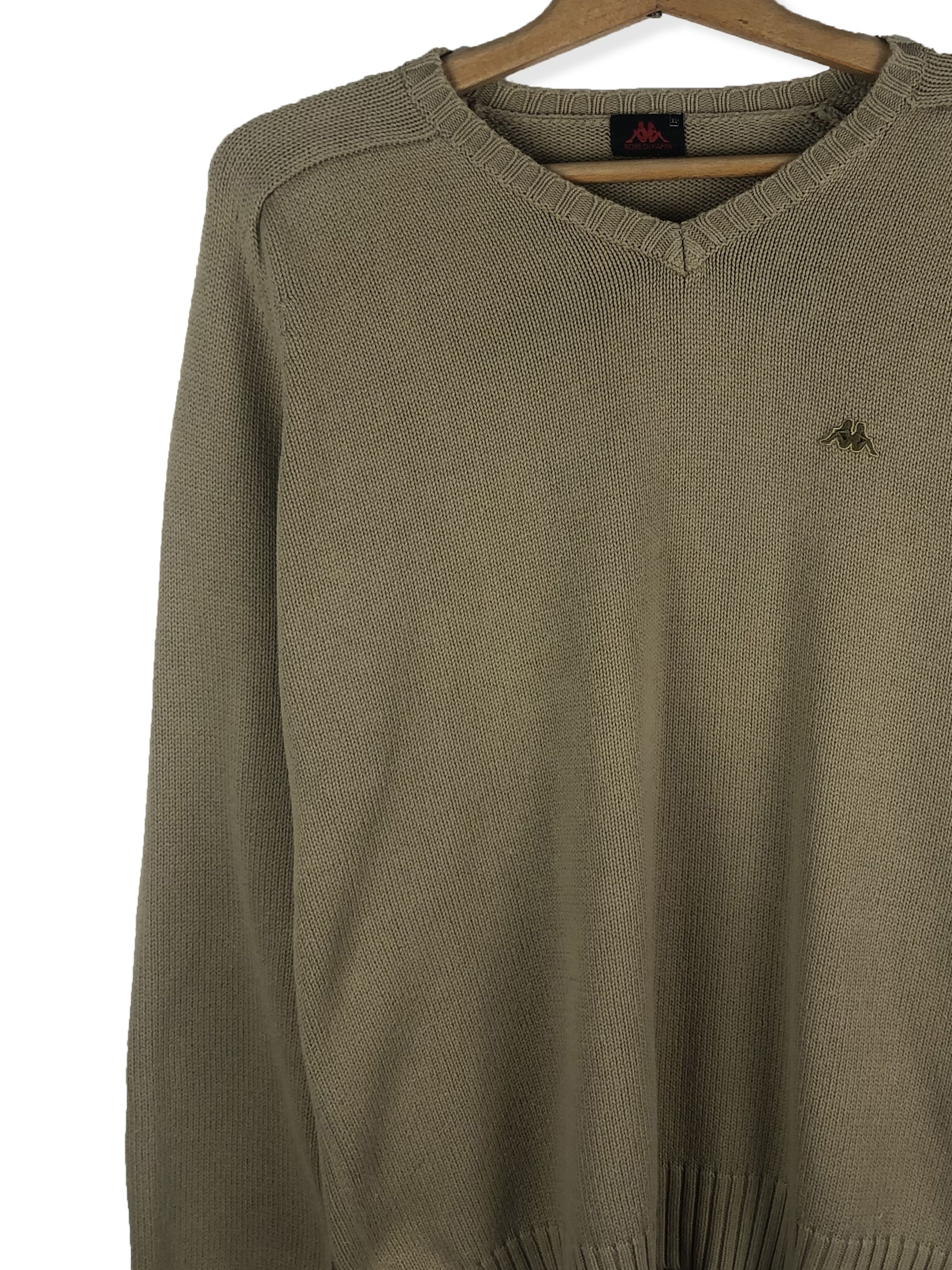 Kappa 90s Vintage KAPPA Beige Heavy Sweater M179 Size US XL / EU 56 / 4 - 3 Thumbnail