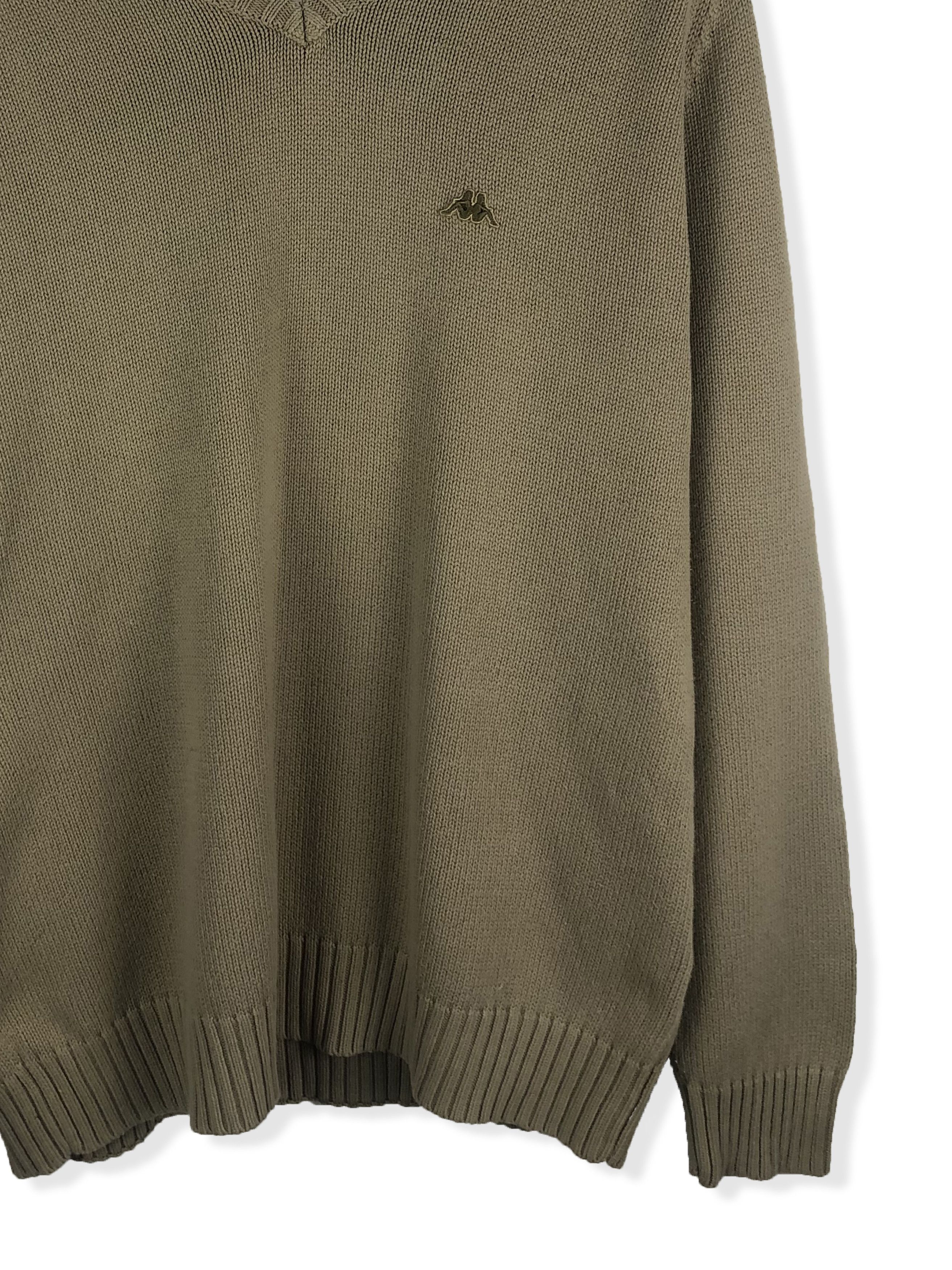 Kappa 90s Vintage KAPPA Beige Heavy Sweater M179 Size US XL / EU 56 / 4 - 2 Thumbnail