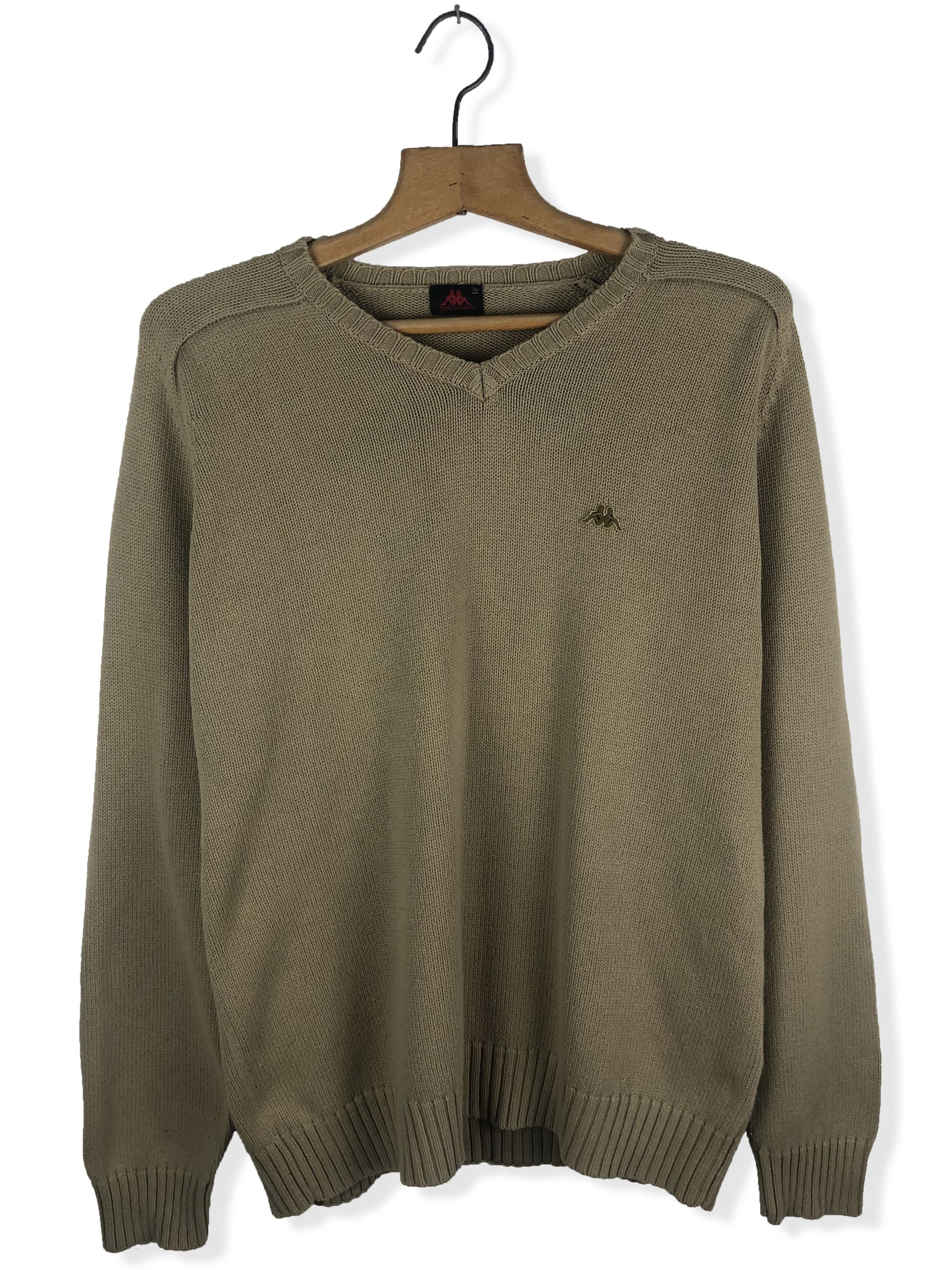 Kappa 90s Vintage KAPPA Beige Heavy Sweater M179 Size US XL / EU 56 / 4 - 1 Thumbnail