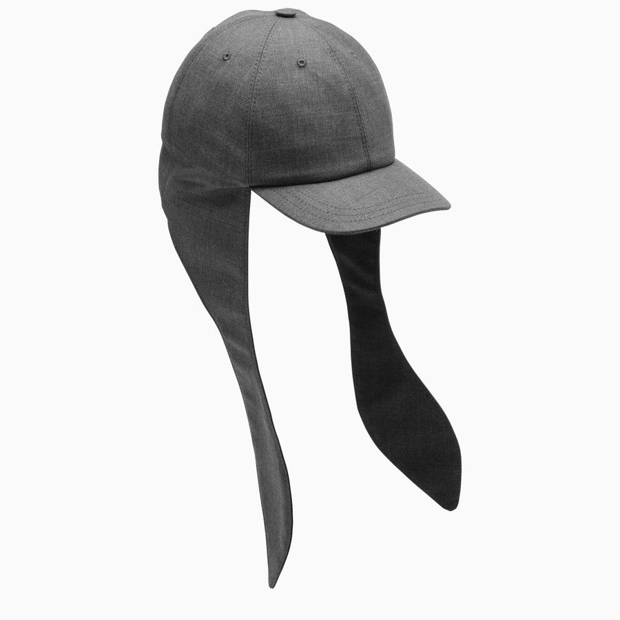 image of Thom Browne O1D2Blof0623 Hats In Grey, Men's